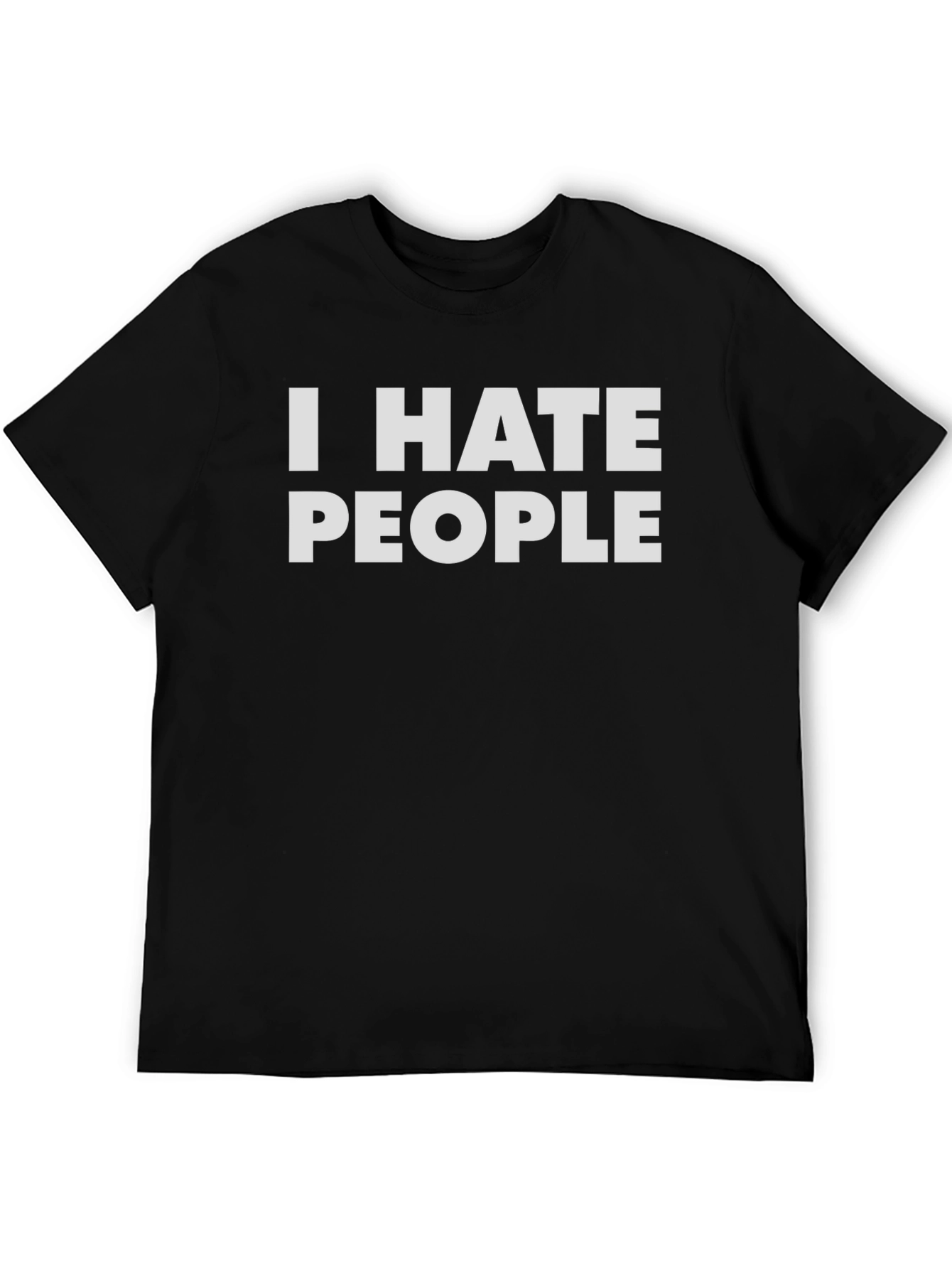 I Hate People Graphic T-Shirt - Anti-Social Tee