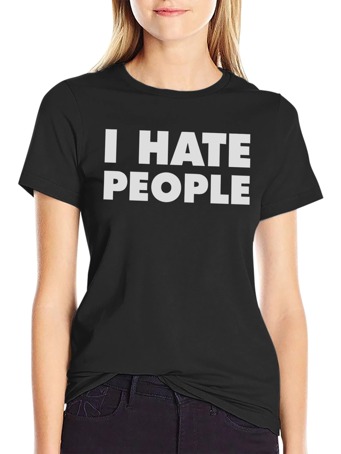 I Hate People Graphic T-Shirt - Anti-Social Tee