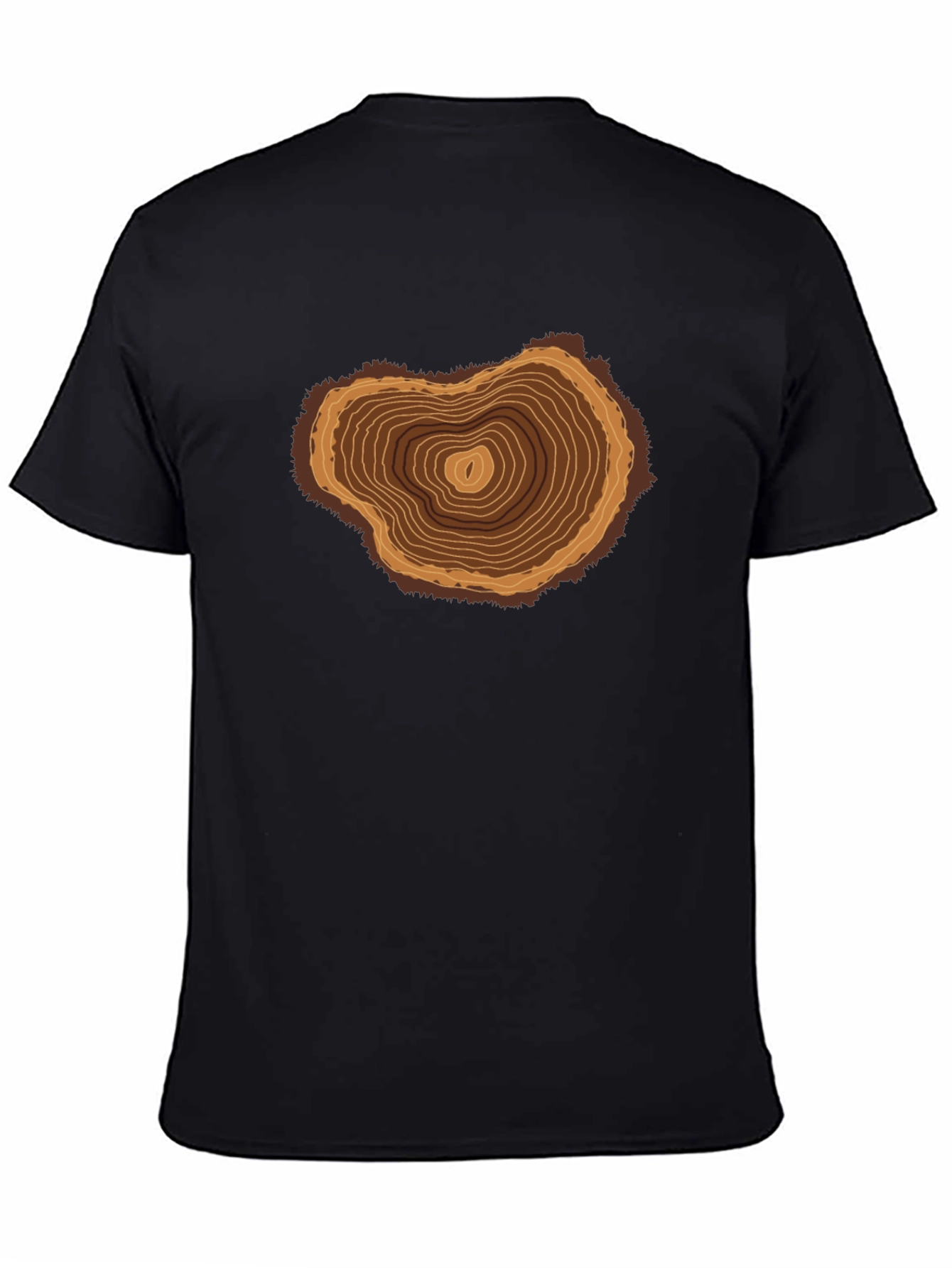 Tree Ring Graphic T-Shirt - Nature Inspired Tee