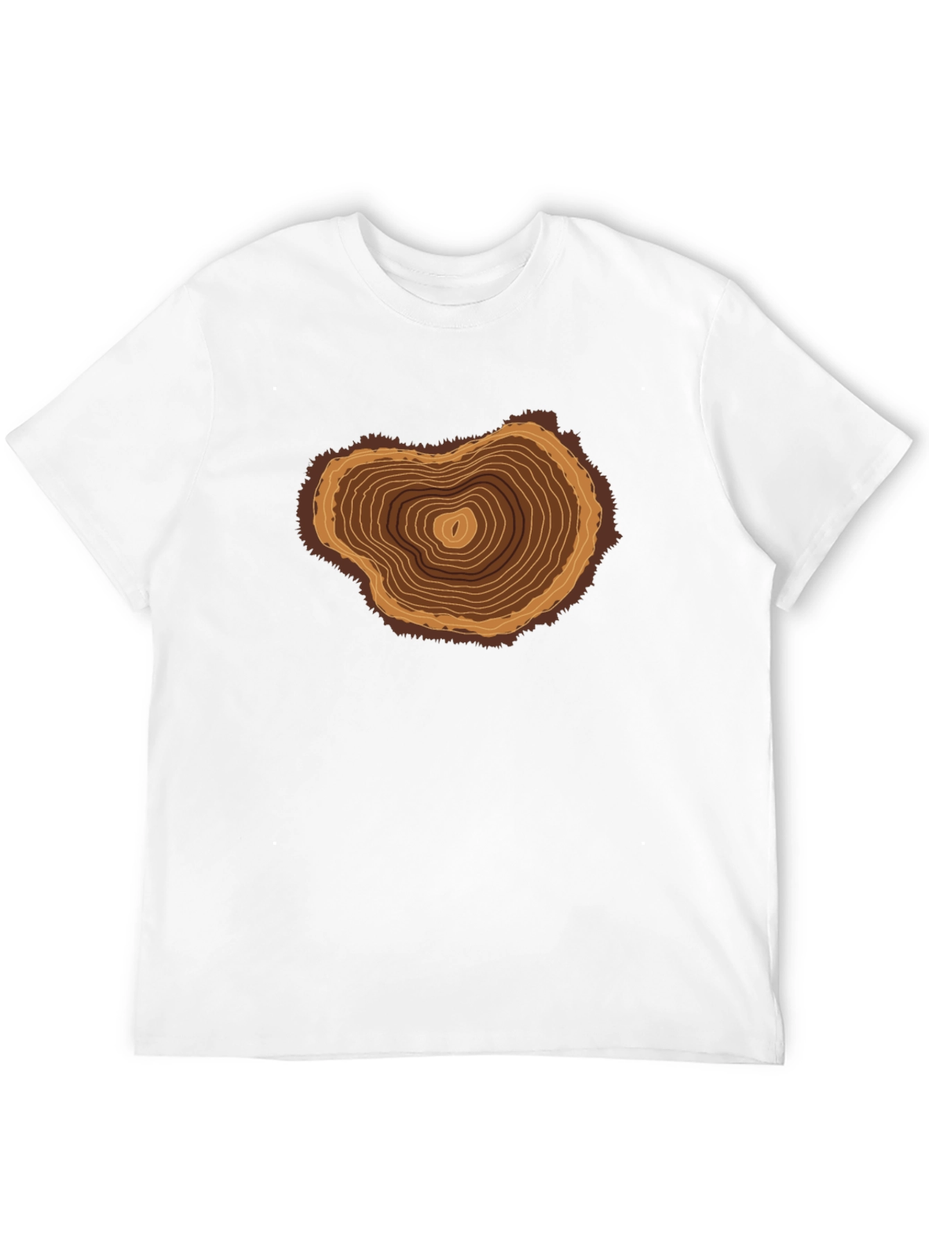 Tree Ring Graphic T-Shirt - Nature Inspired Tee