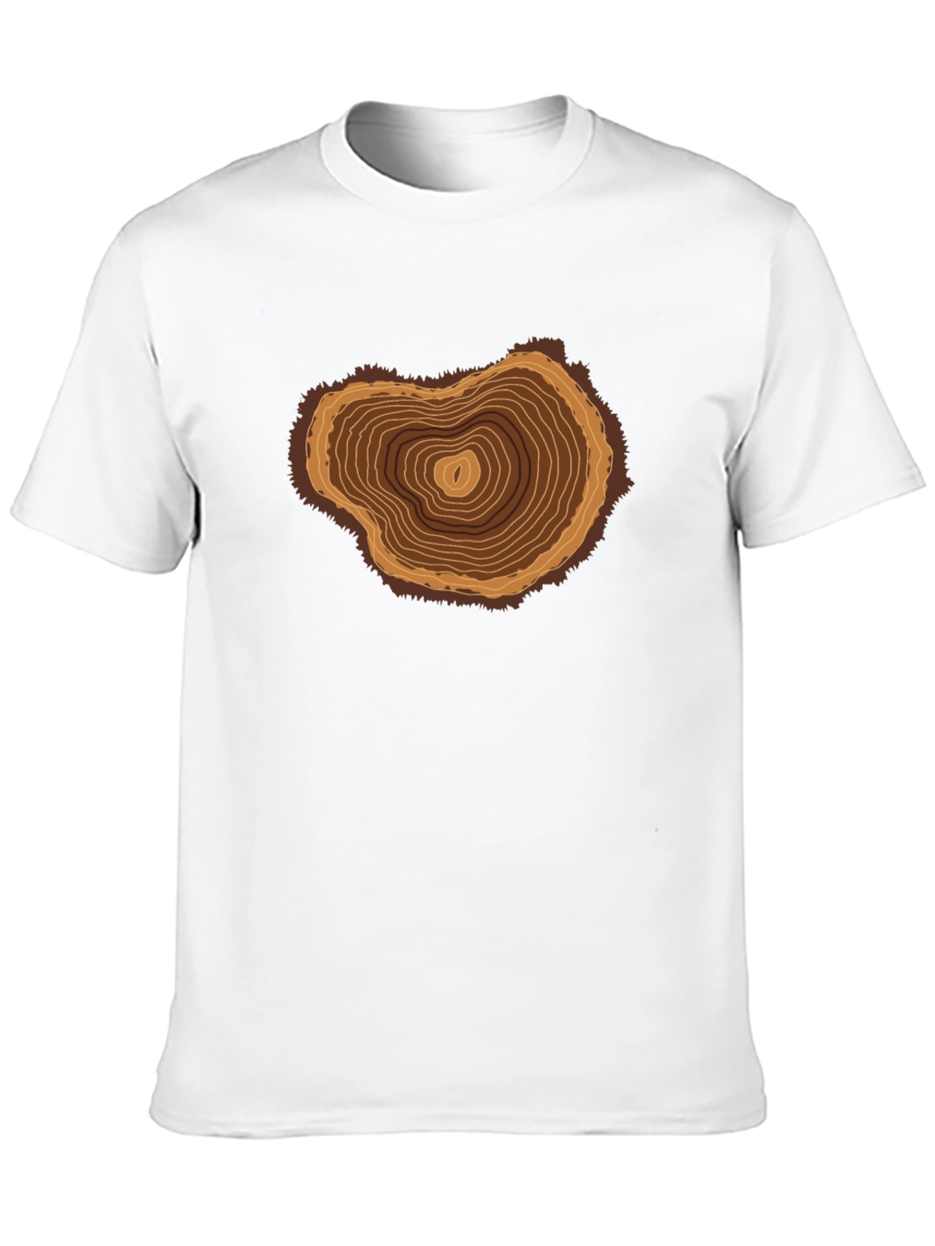 Tree Ring Graphic T-Shirt - Nature Inspired Tee