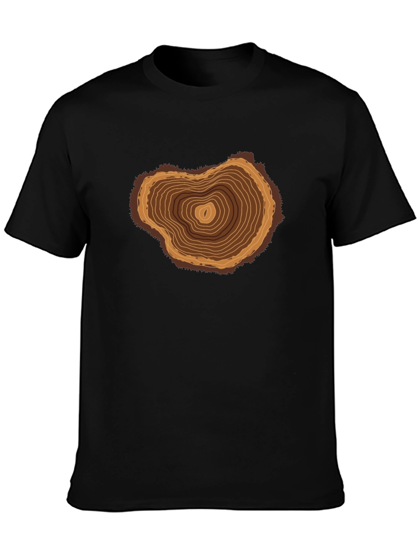 Tree Ring Graphic T-Shirt - Nature Inspired Tee
