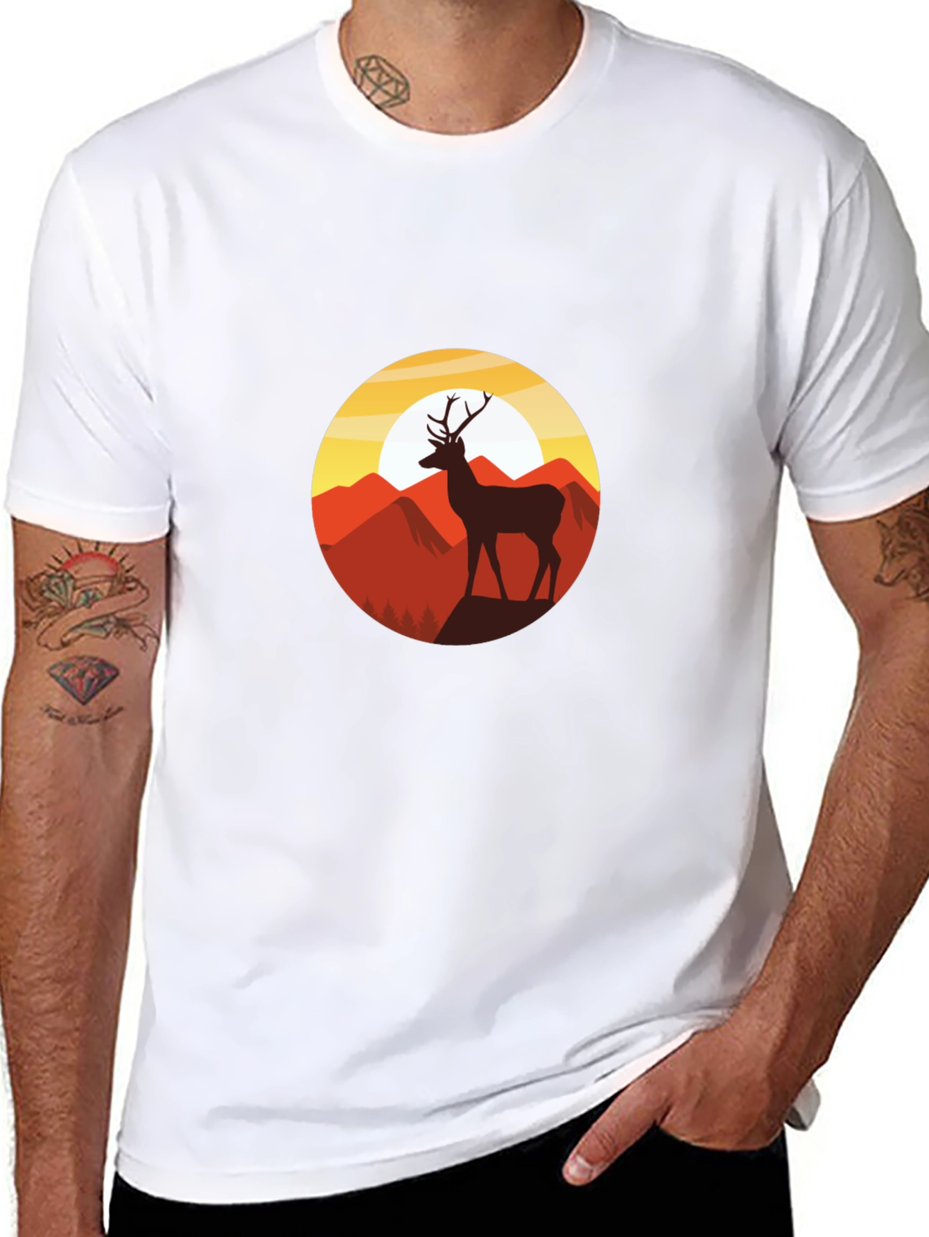Deer Silhouette T-Shirt