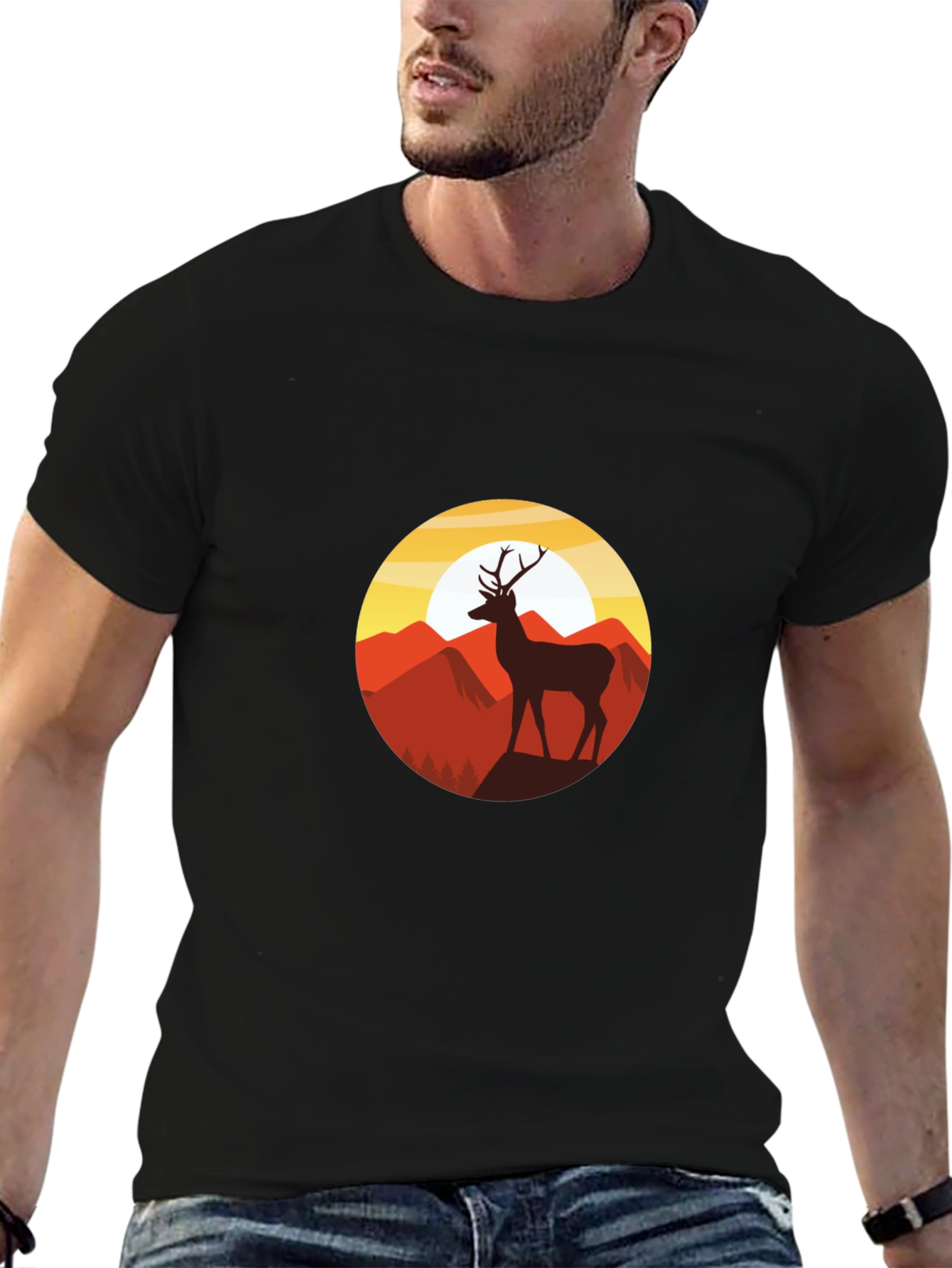 Deer Silhouette T-Shirt