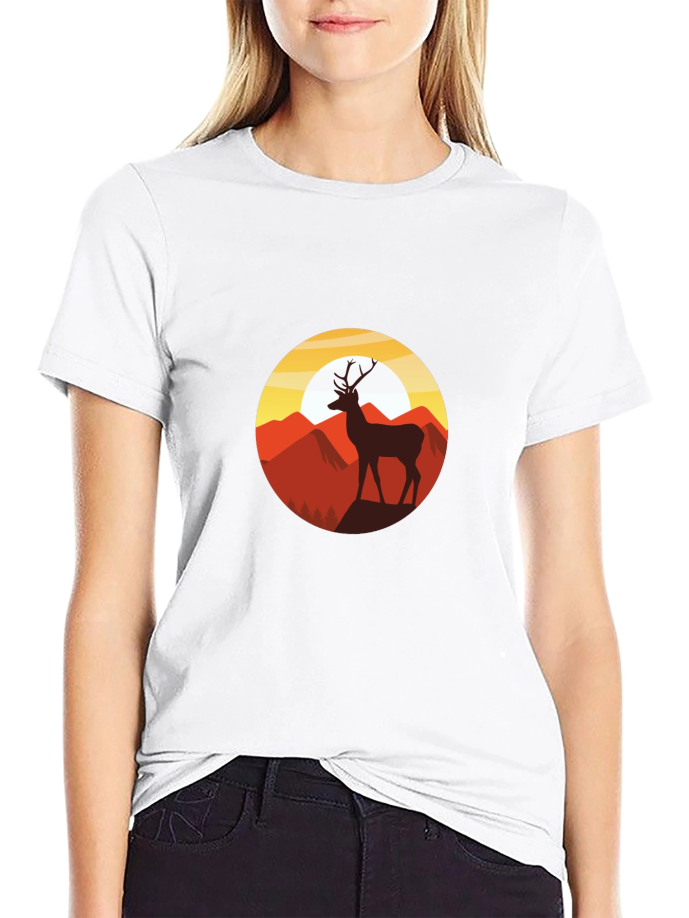 Deer Silhouette T-Shirt