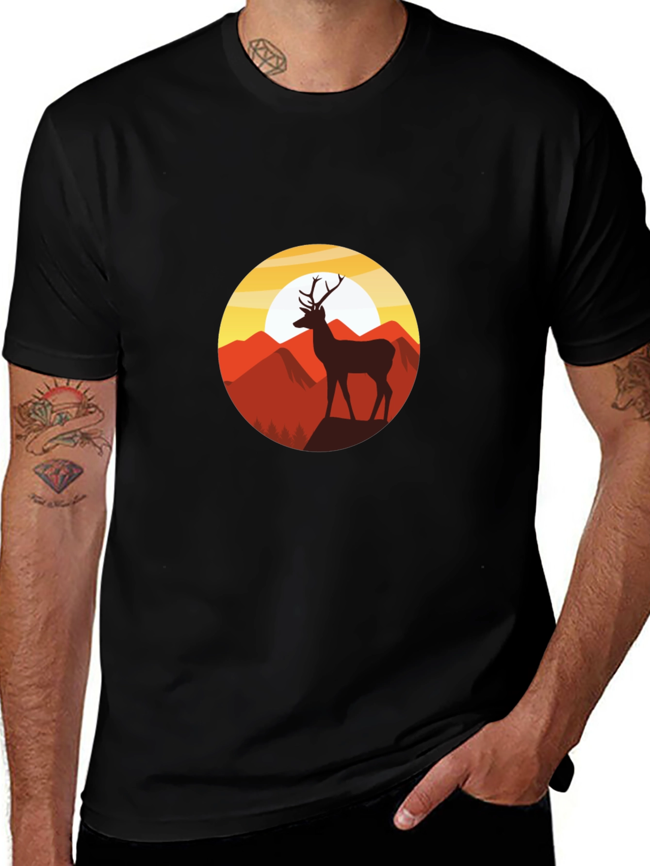 Deer Silhouette T-Shirt