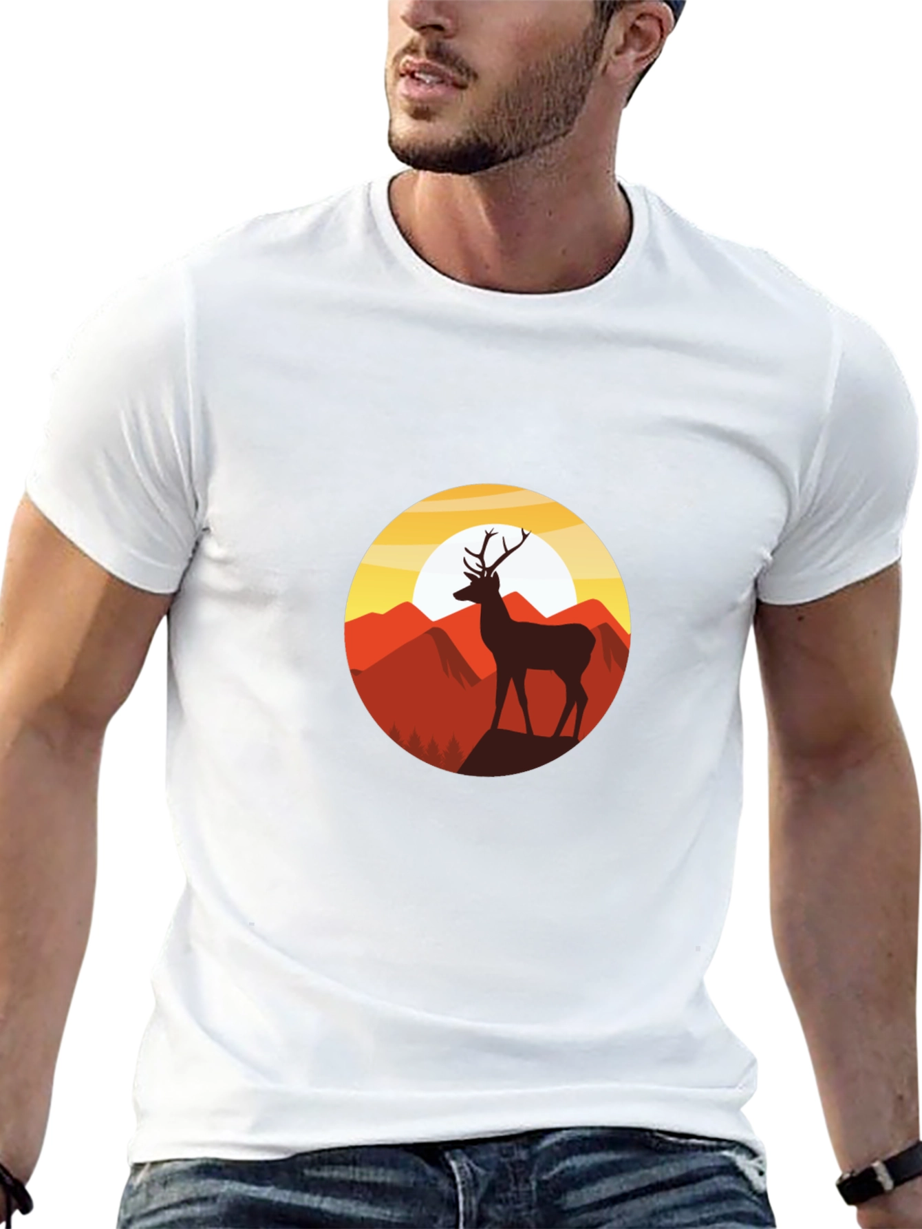 Deer Silhouette T-Shirt