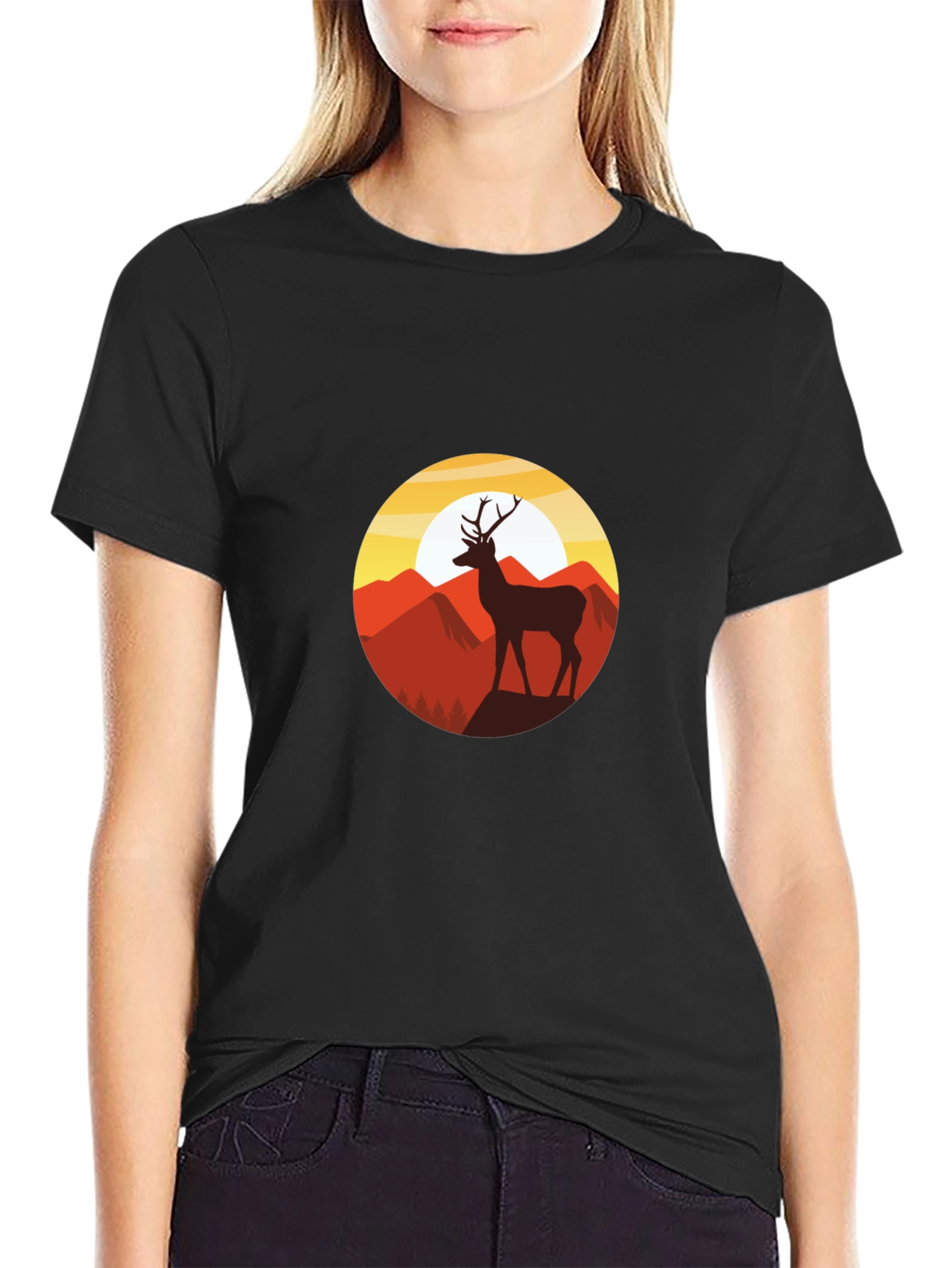 Deer Silhouette T-Shirt