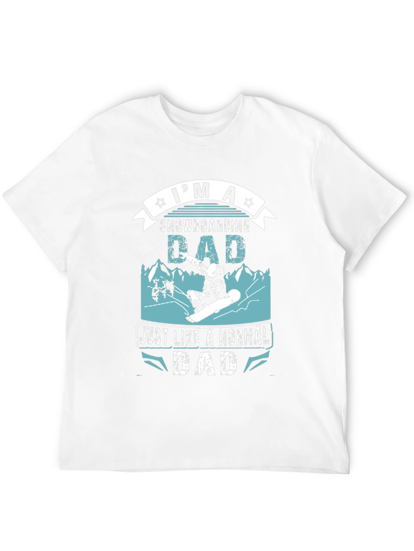 Snowboarding Dad T-Shirt - Cool Graphic Tee