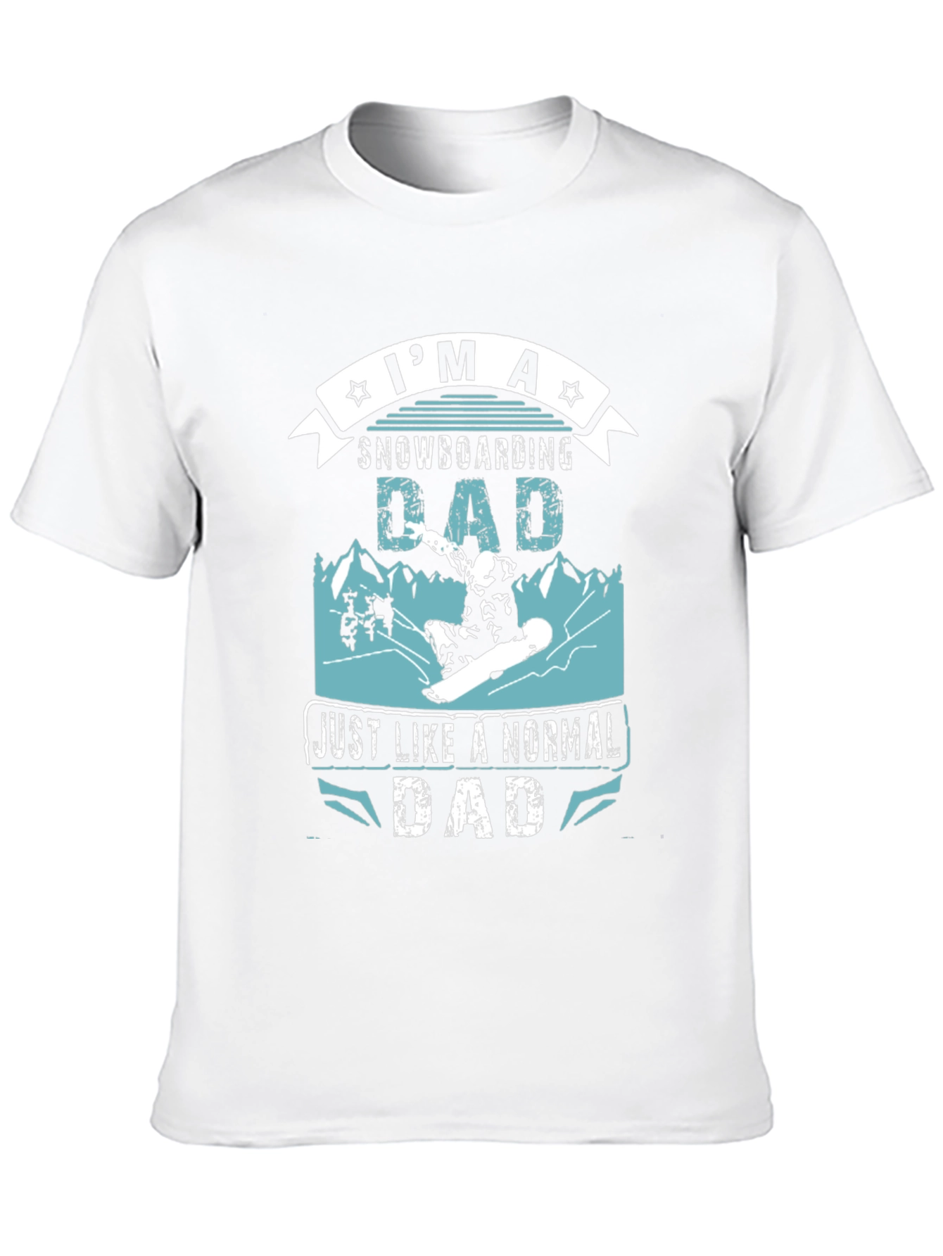 Snowboarding Dad T-Shirt - Cool Graphic Tee