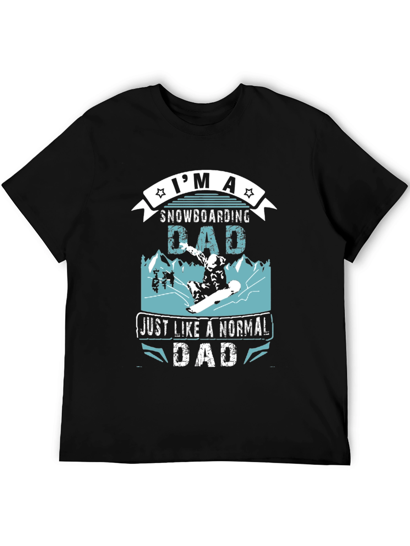 Snowboarding Dad T-Shirt - Cool Graphic Tee