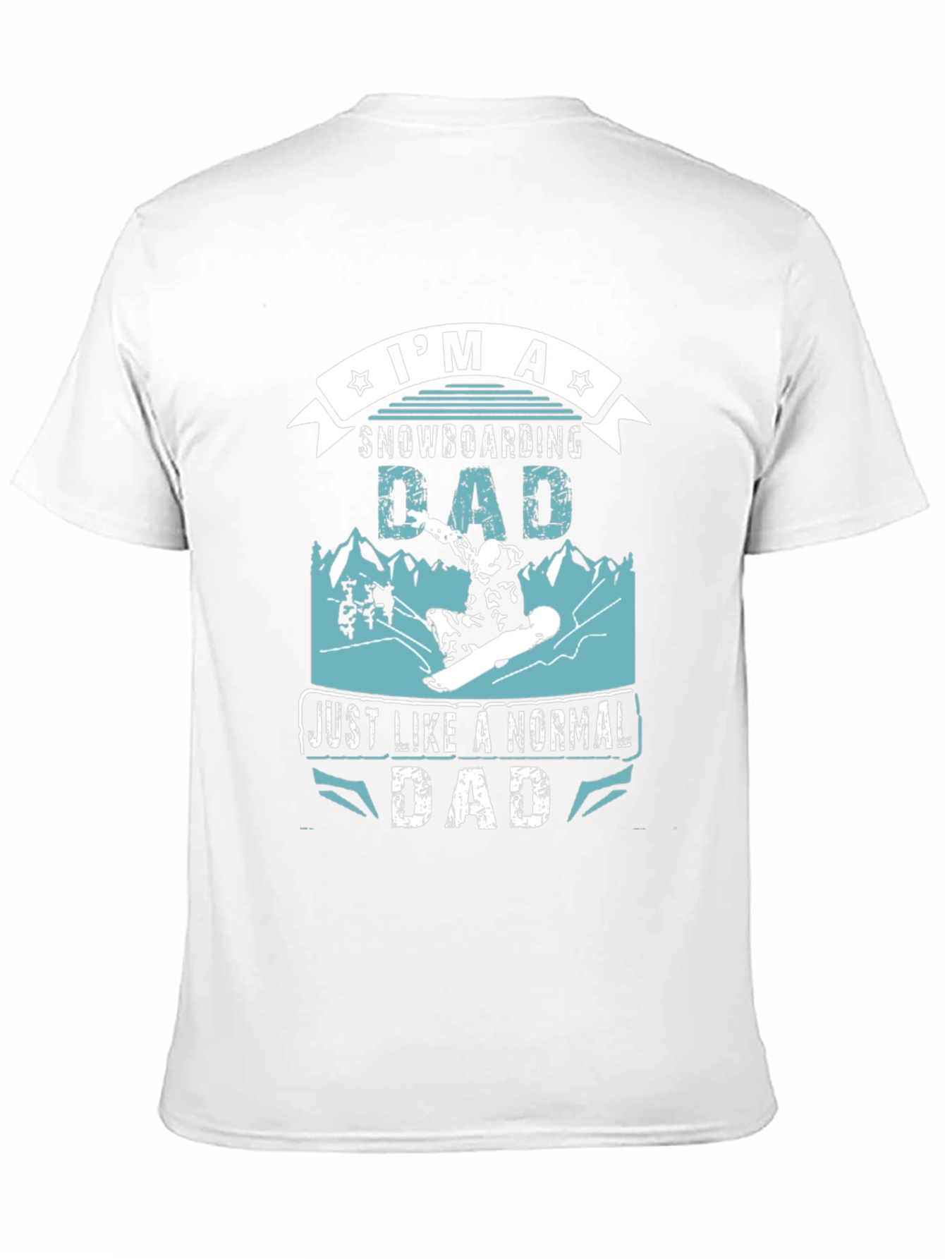 Snowboarding Dad T-Shirt - Cool Graphic Tee
