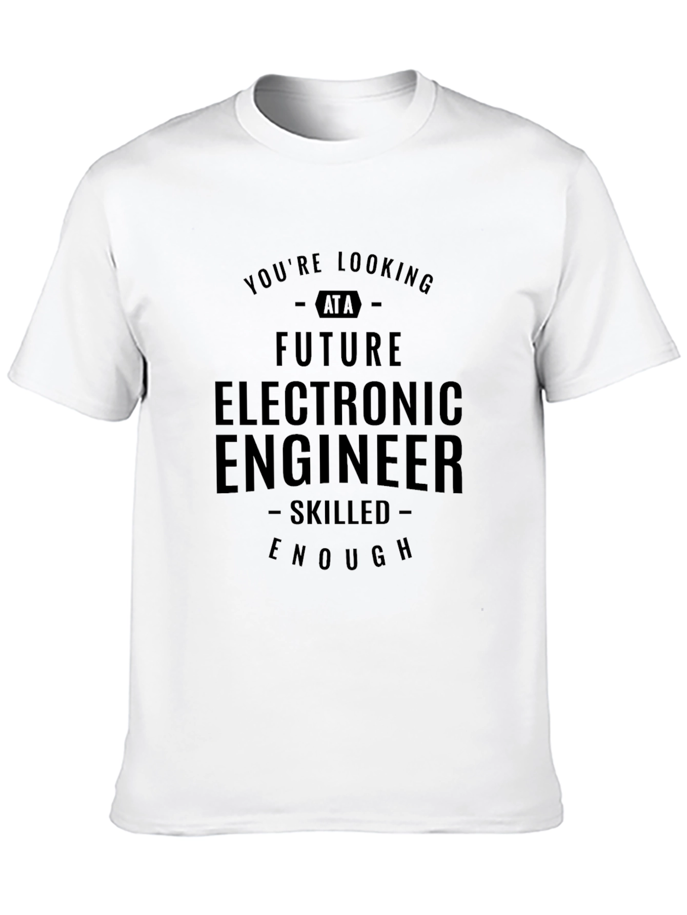 Future Electronic Engineer Black T-Shirt