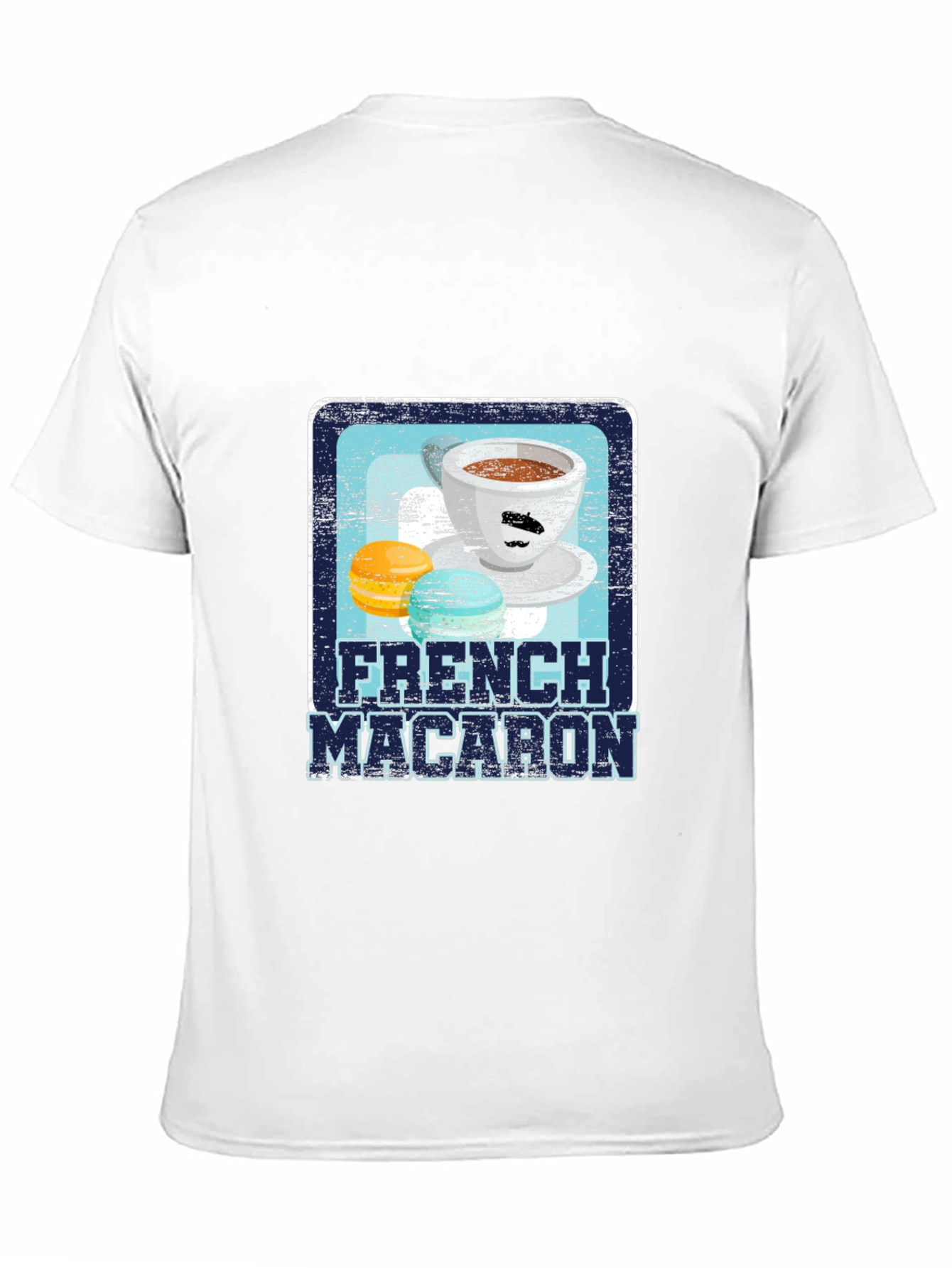 French Macaron Graphic Tee - Coffee Lovers Shirt