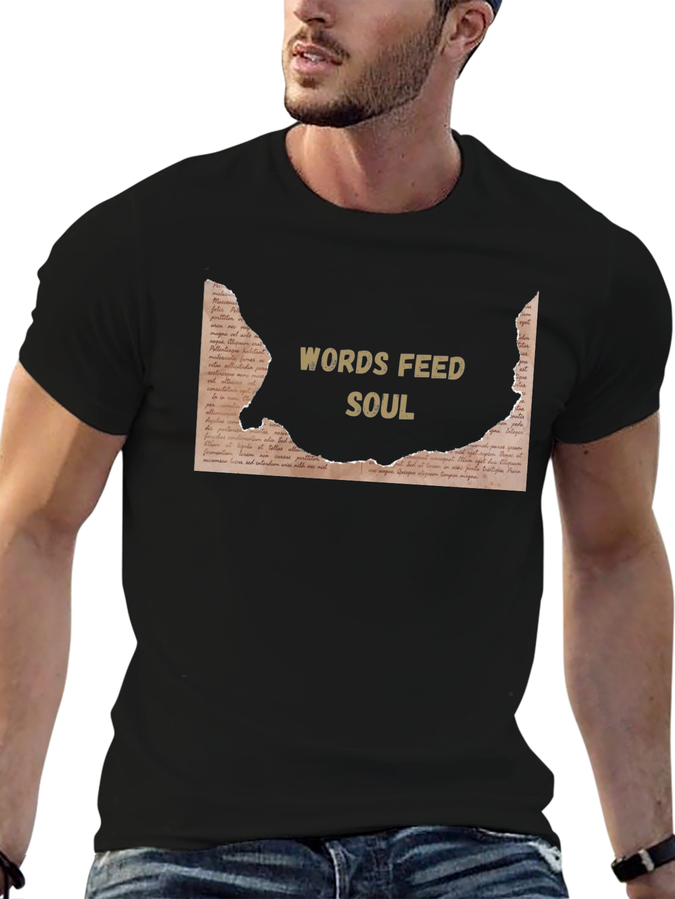 Words Feed Soul Graphic T-Shirt