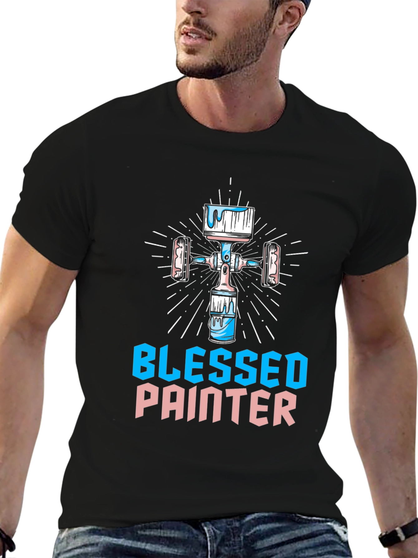 Blessed Painter T-Shirt - Artistic Design