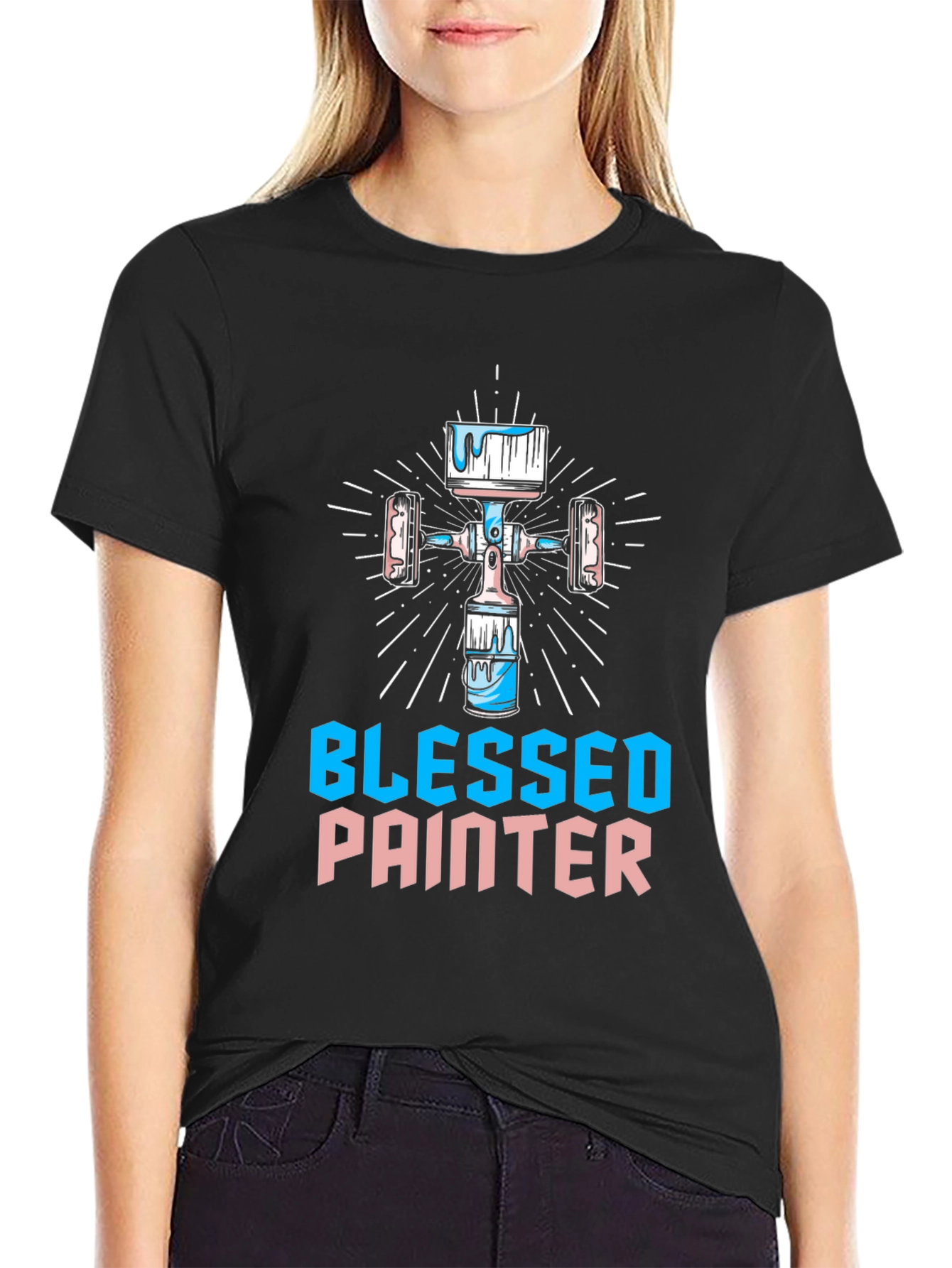Blessed Painter T-Shirt - Artistic Design