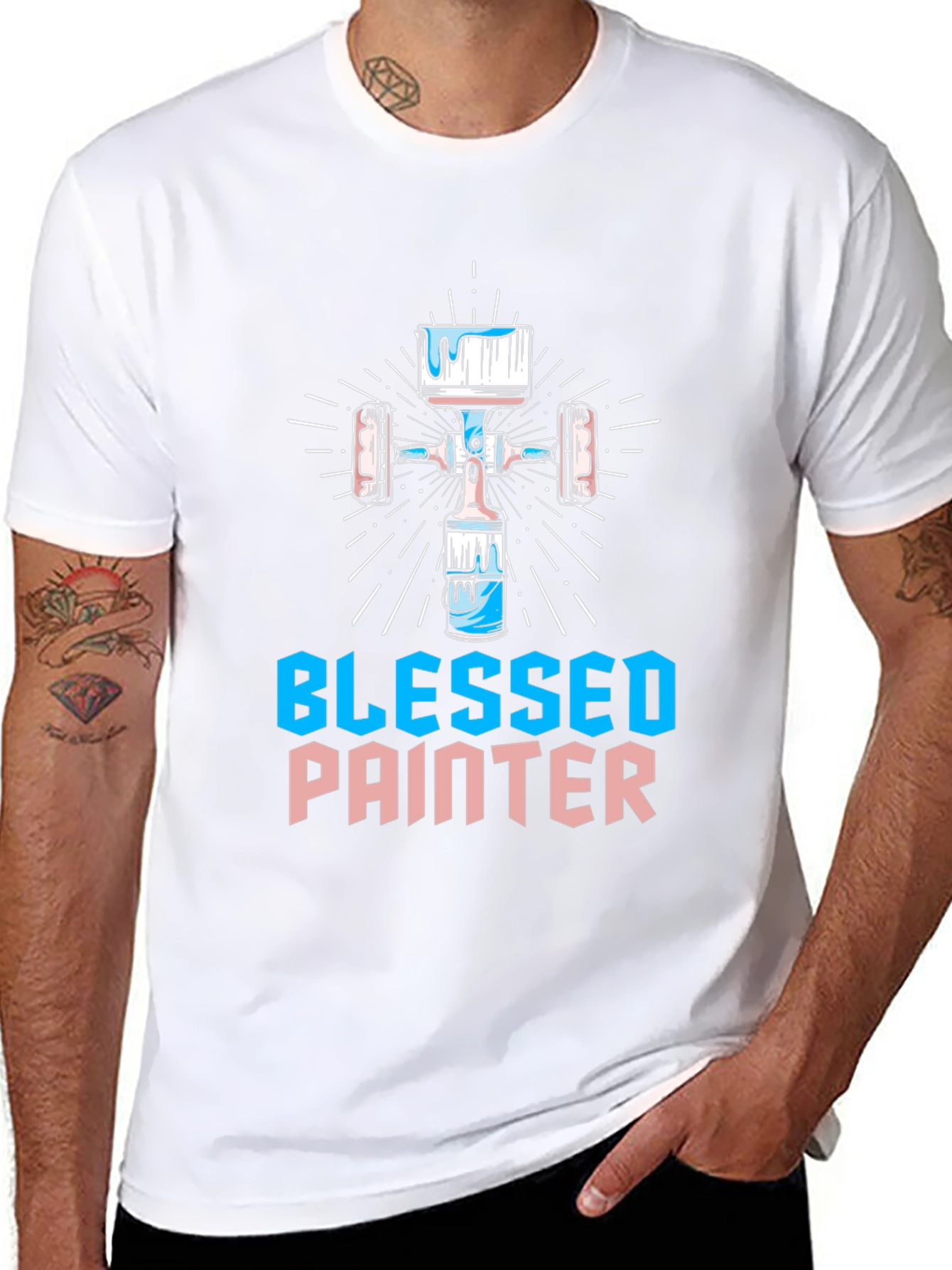 Blessed Painter T-Shirt - Artistic Design