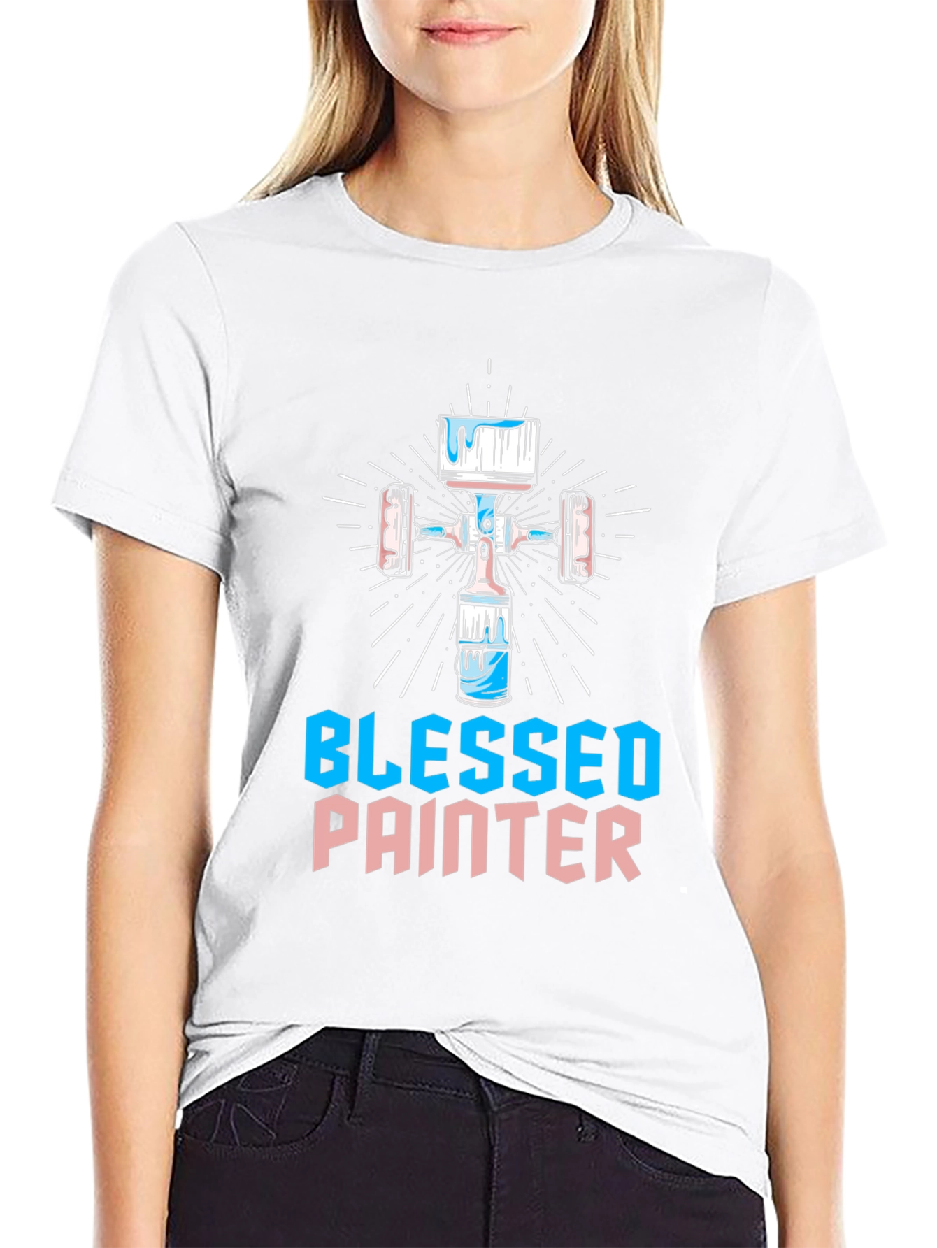 Blessed Painter T-Shirt - Artistic Design