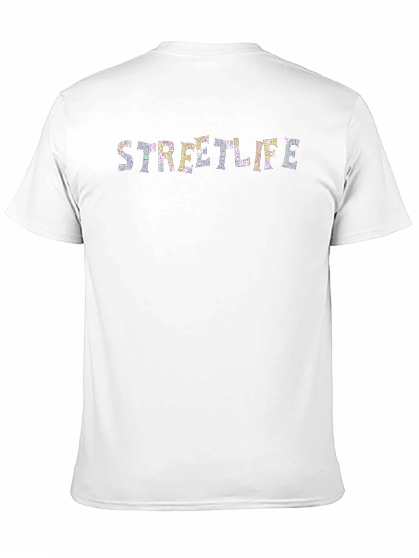 Streetlife Graphic Print Black T-Shirt