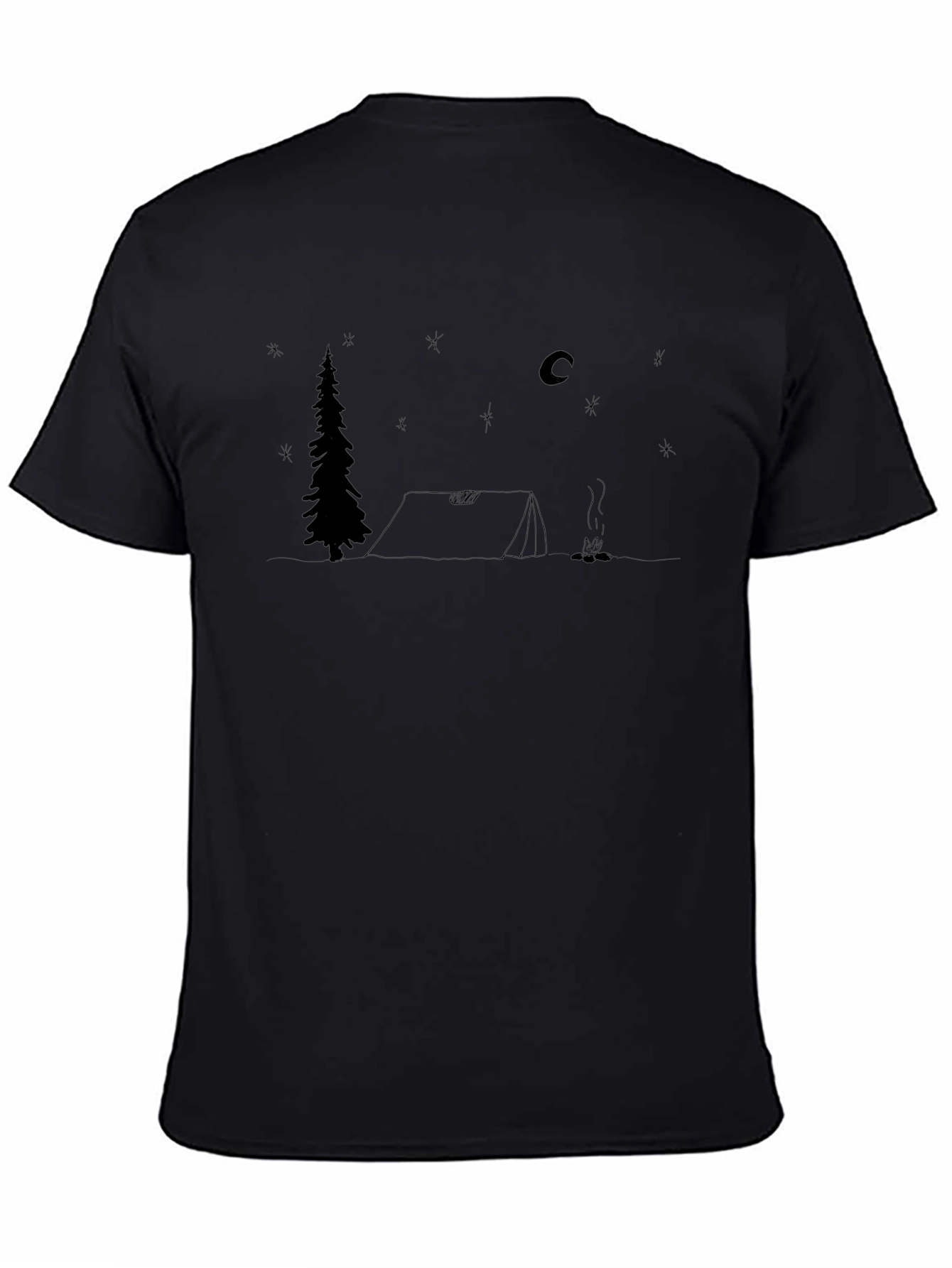 Camping Scene T-Shirt - Outdoors Adventure Tee