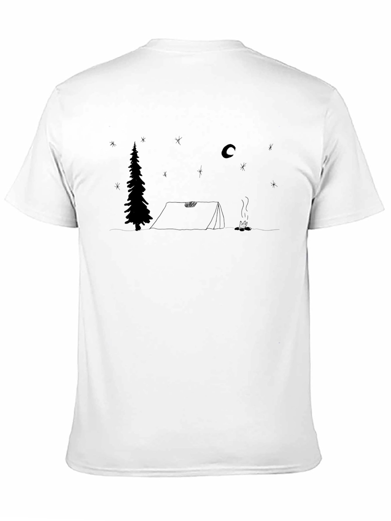 Camping Scene T-Shirt - Outdoors Adventure Tee