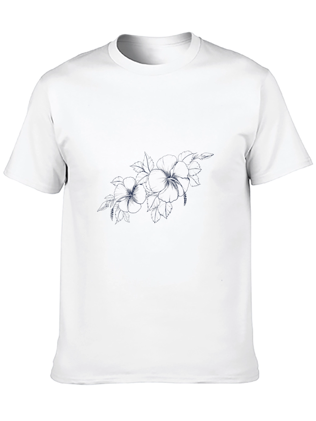 Mens Black Crew Neck T-Shirt