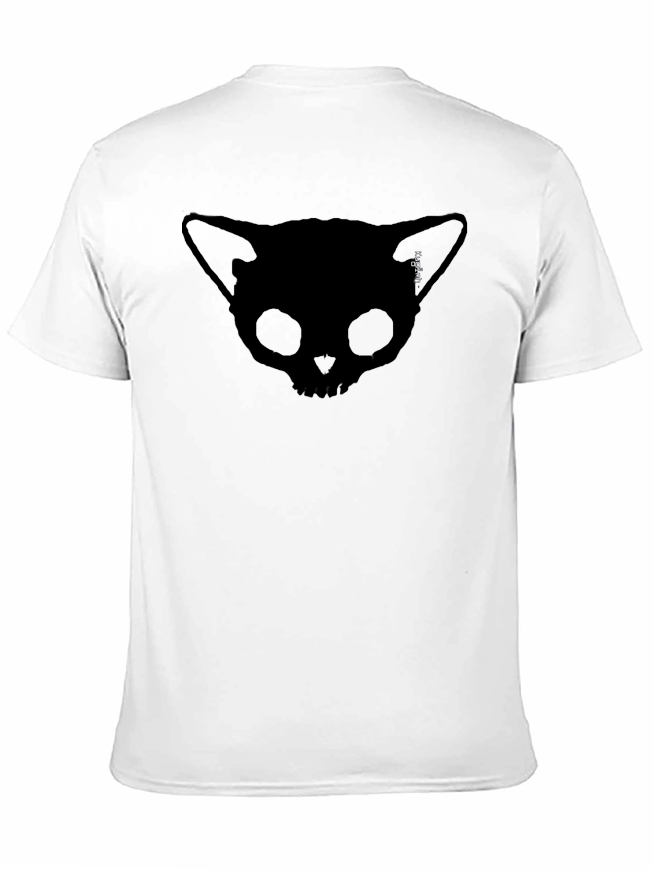 Skull Cat T-Shirt: Unique Design Soft Cotton Mens Fit