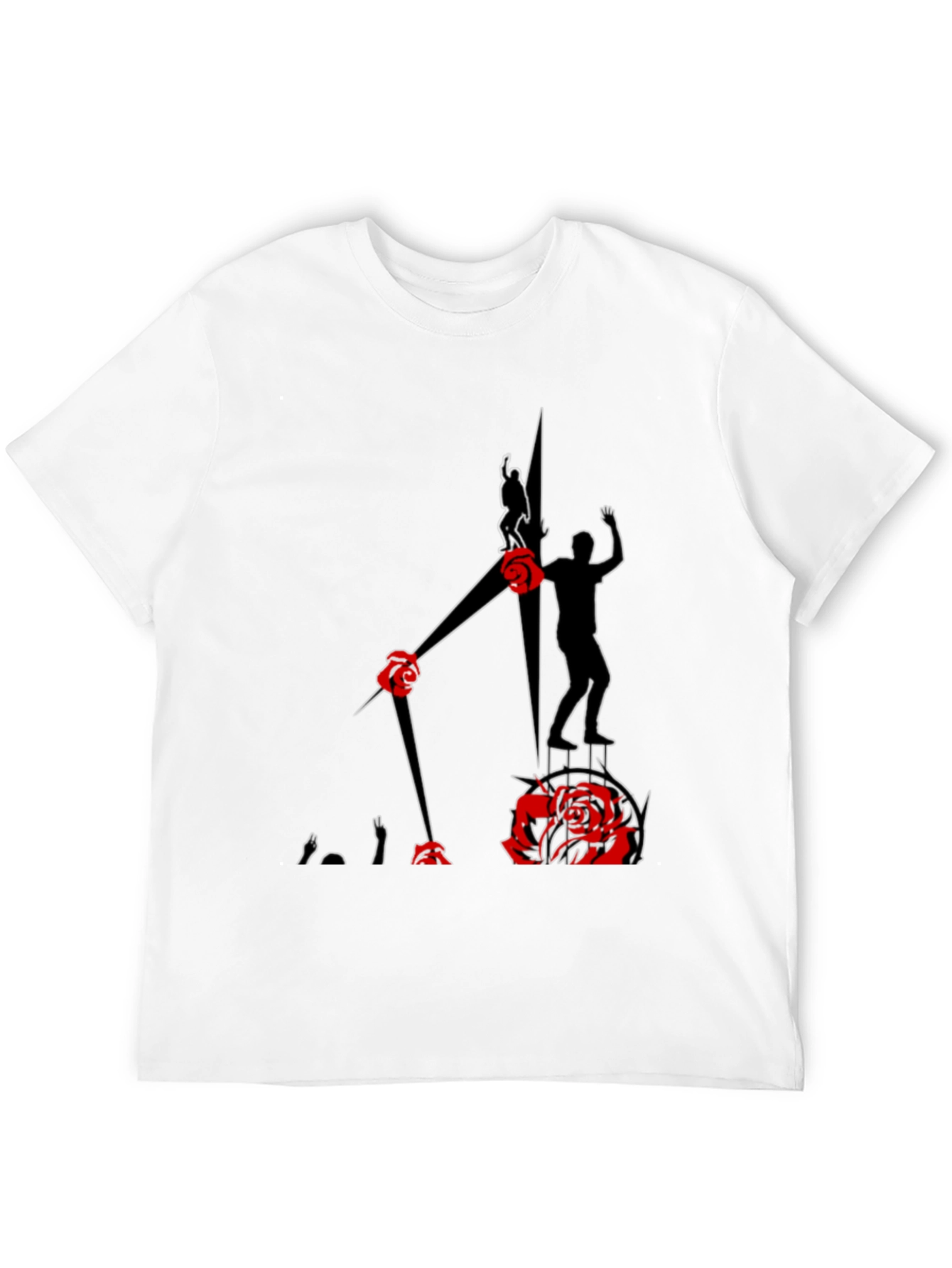 Abstract Rose Clock T-Shirt