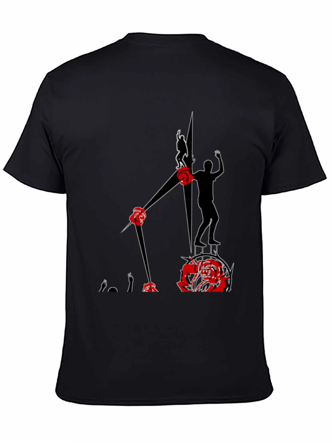 Abstract Rose Clock T-Shirt