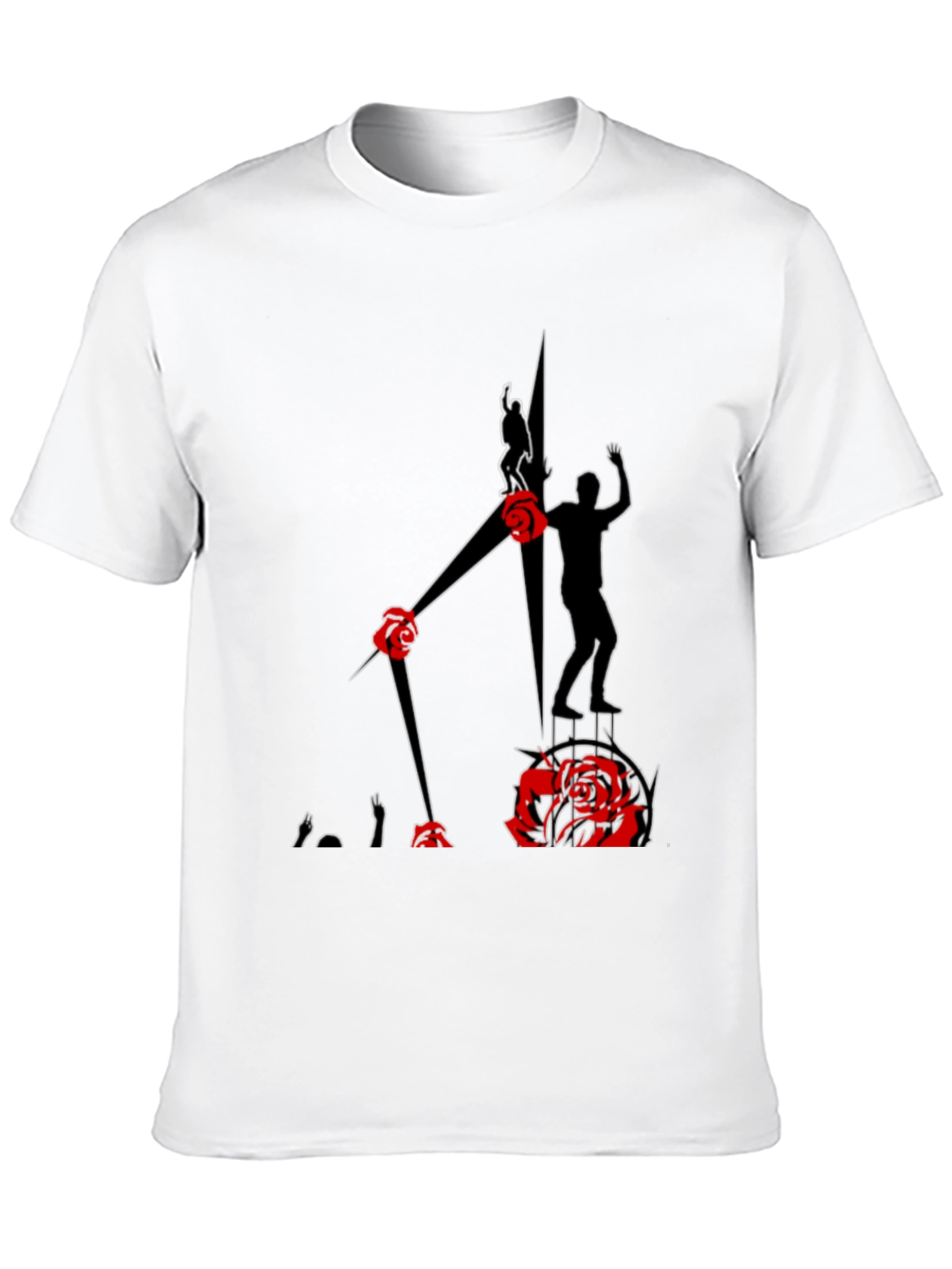 Abstract Rose Clock T-Shirt