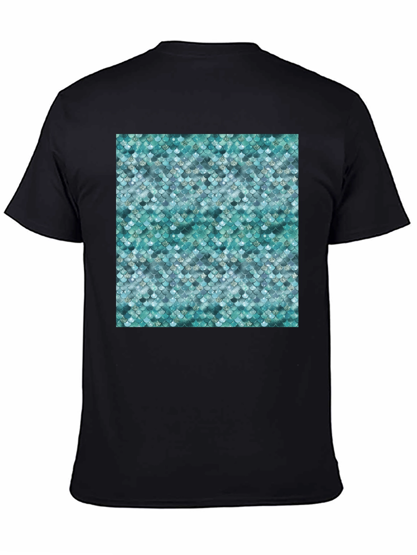 Scales Pattern T-Shirt - Trendy Graphic Tee