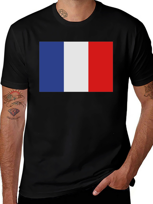 French Flag T-Shirt - Tricolor Pride Tee