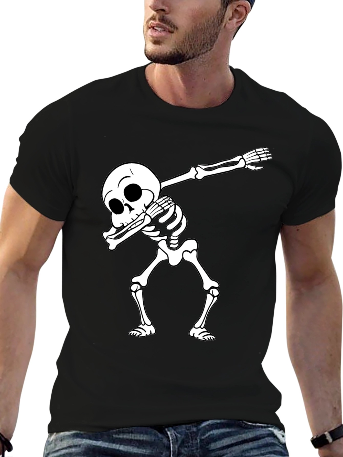 Skeleton Dab Black T-Shirt