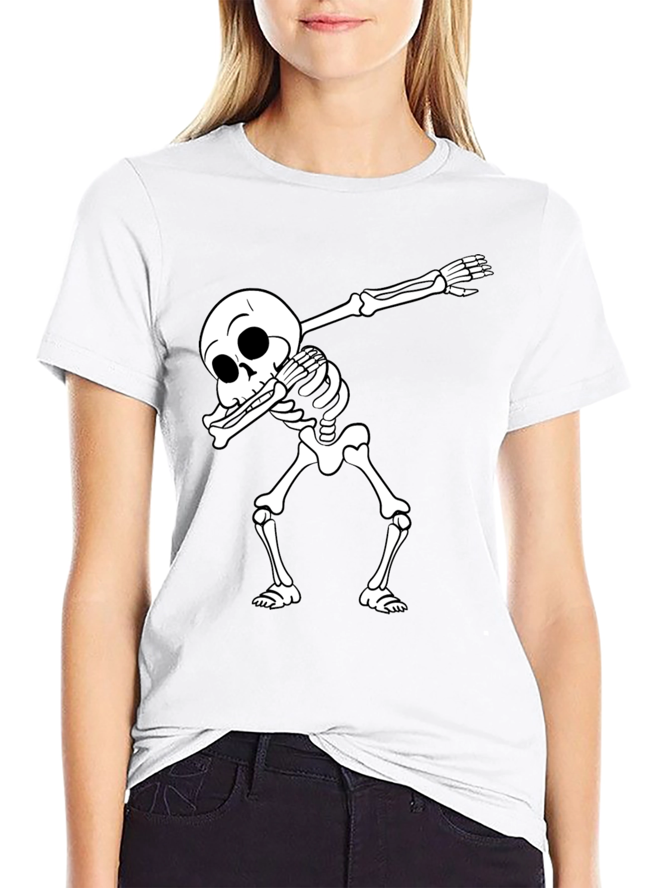 Skeleton Dab Black T-Shirt