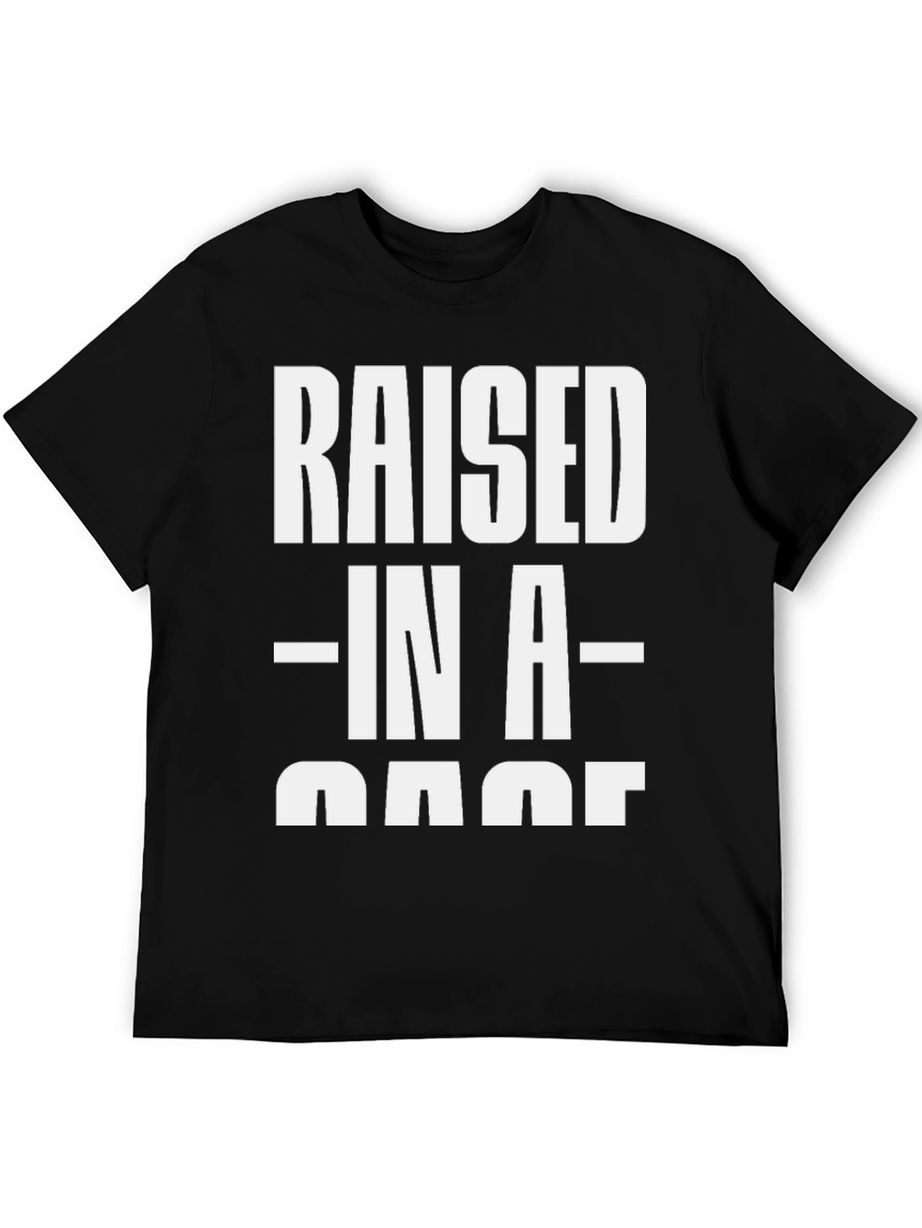 Raised In A Cage Graphic Tee