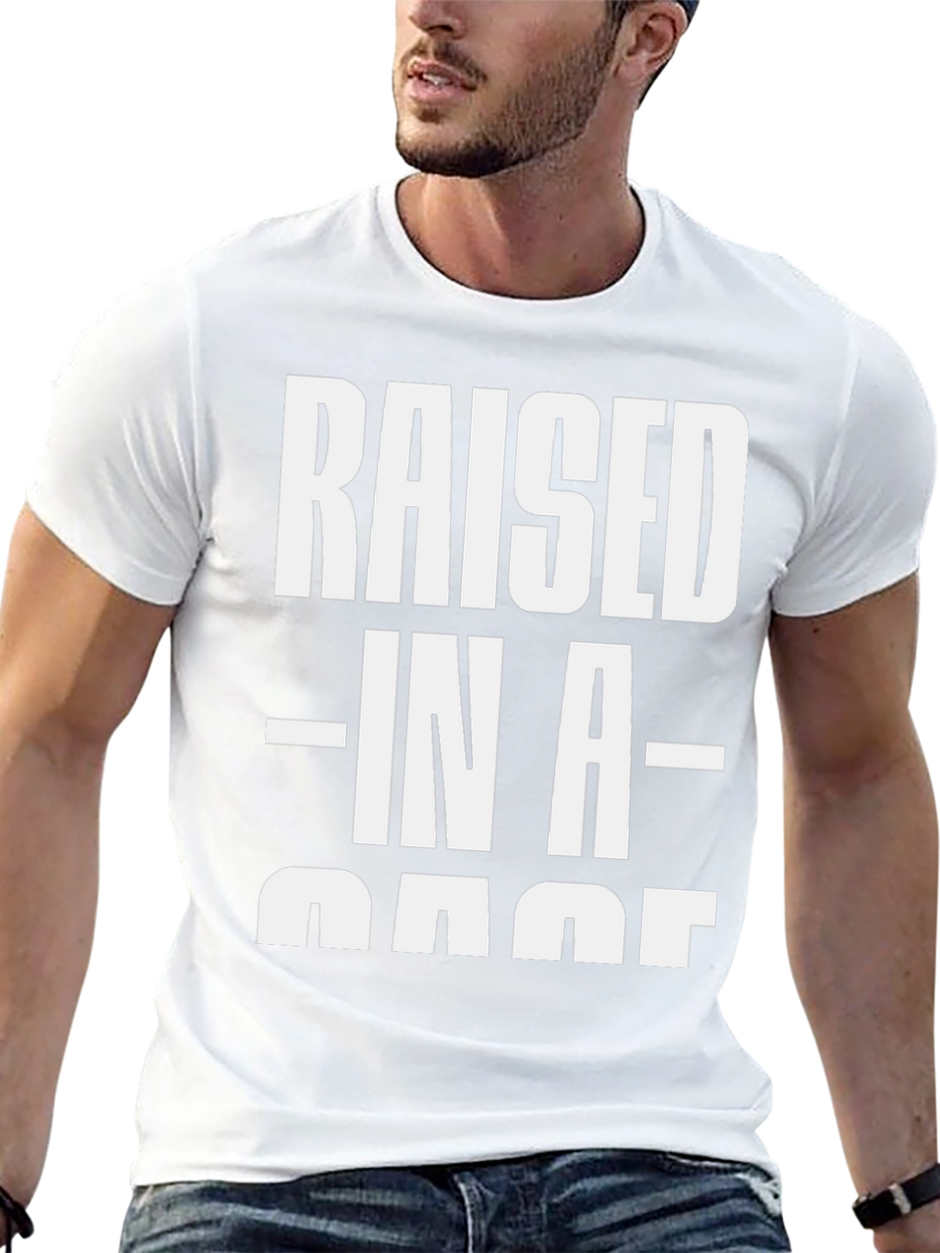 Raised In A Cage Graphic Tee