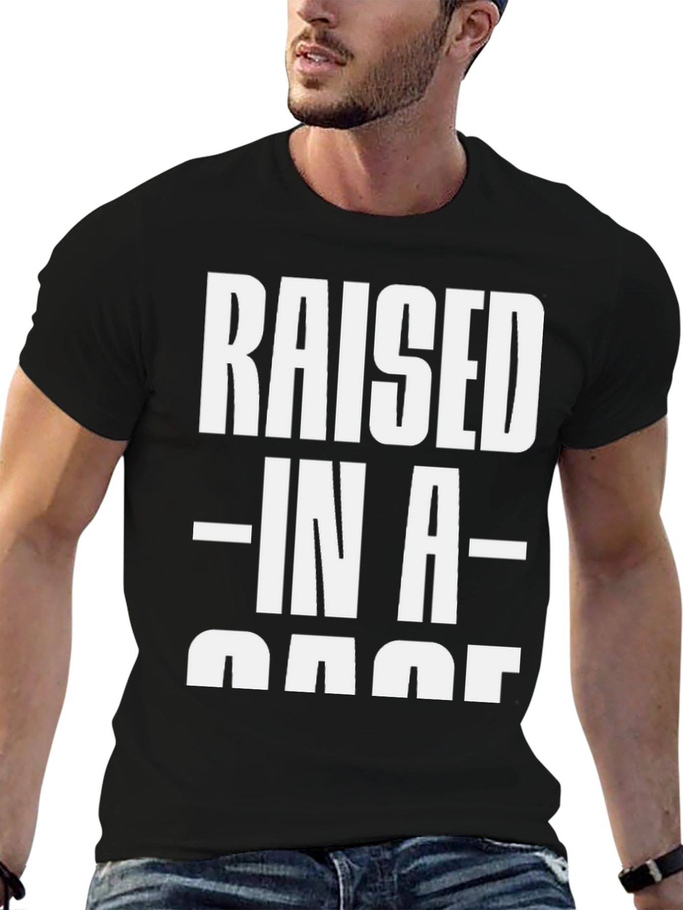 Raised In A Cage Graphic Tee