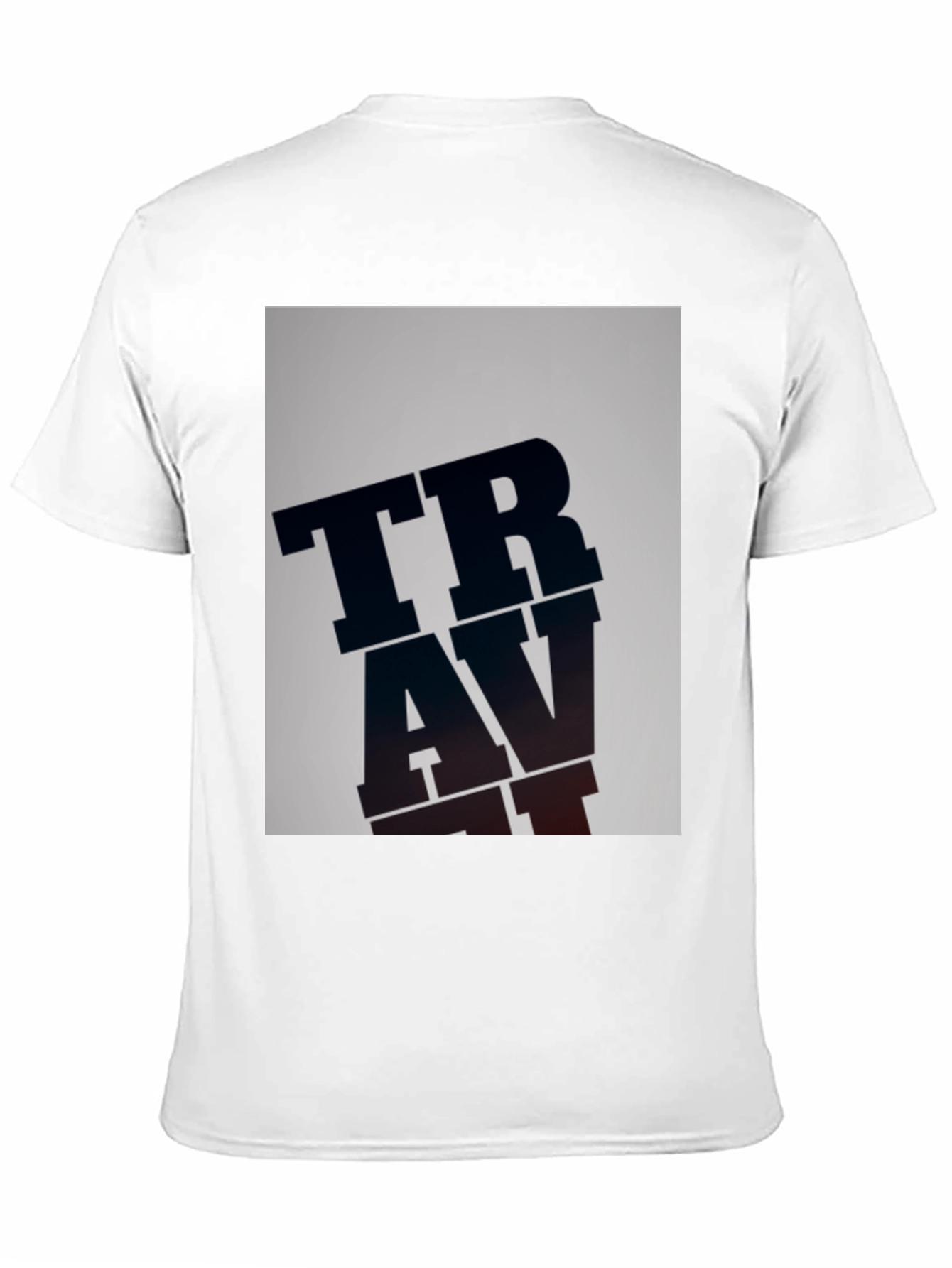 TRAVAT Graphic Print Black T-Shirt