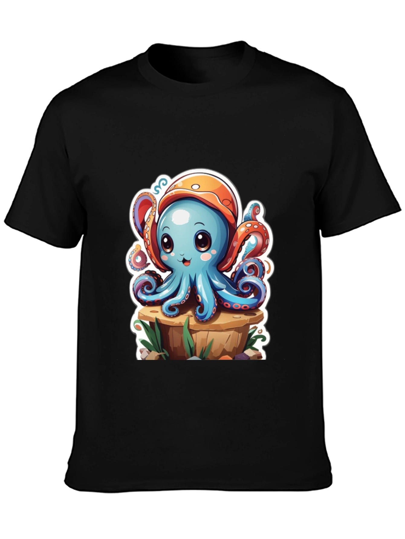 Cute Octopus Graphic T-Shirt