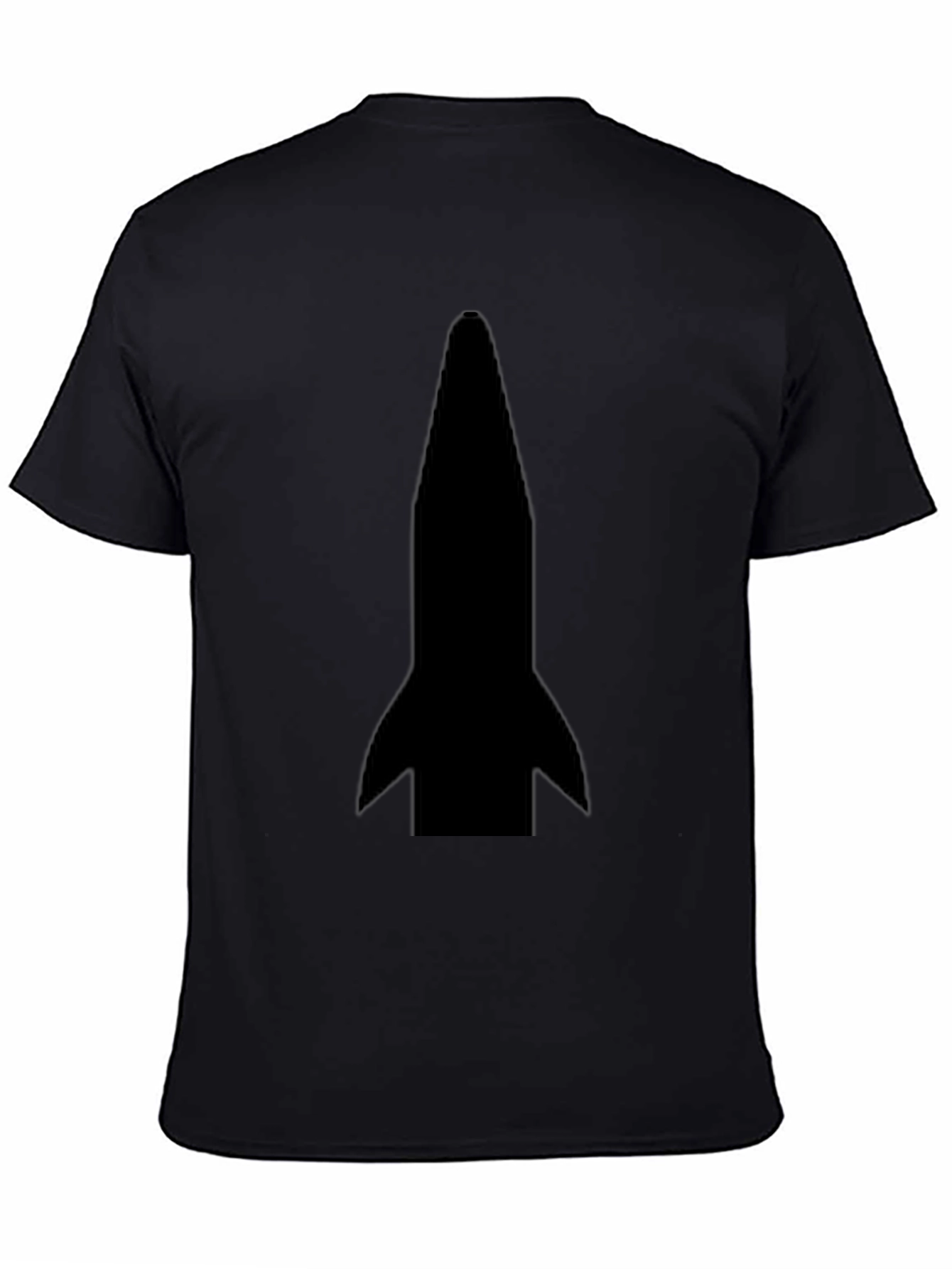 Rocket Graphic T-Shirt - Mens Black Tee