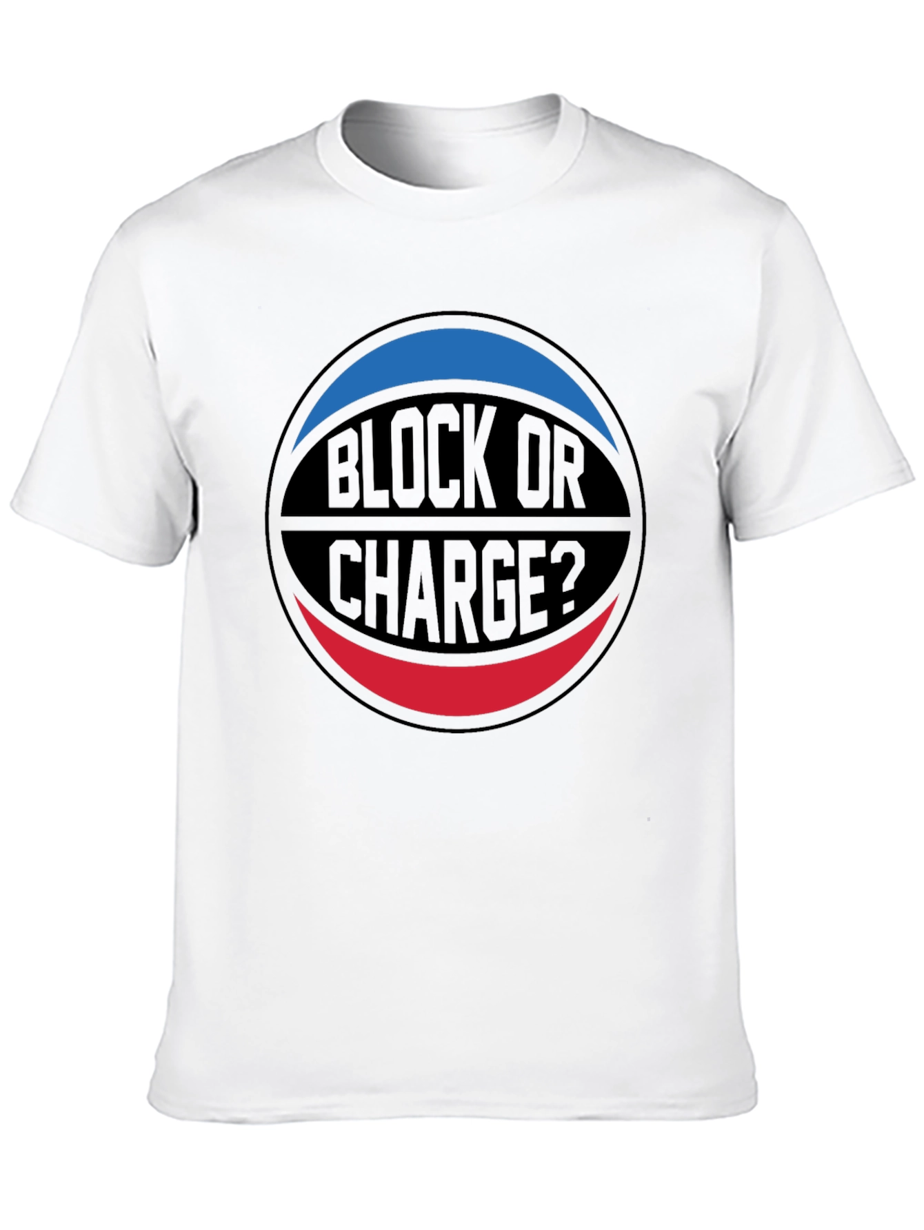 Block or Charge Basketball T-Shirt