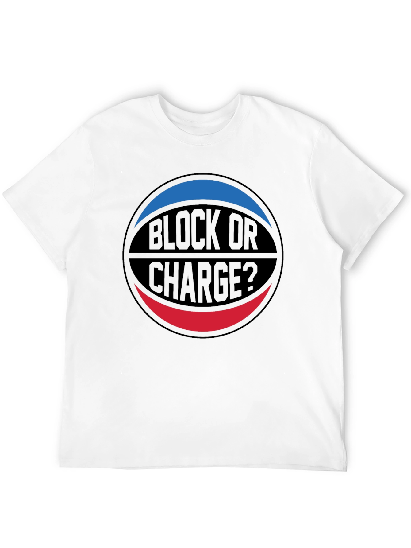 Block or Charge Basketball T-Shirt