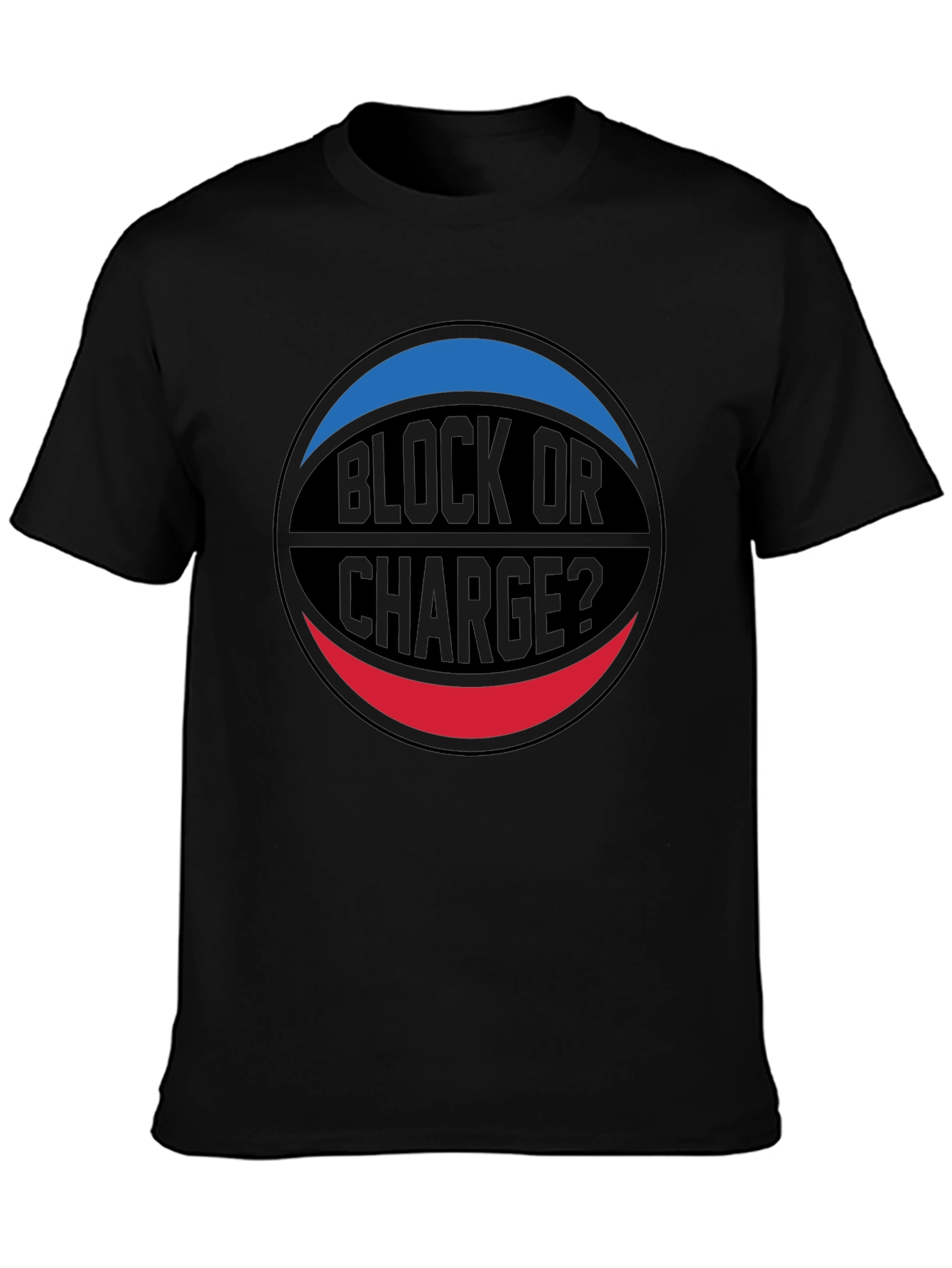 Block or Charge Basketball T-Shirt
