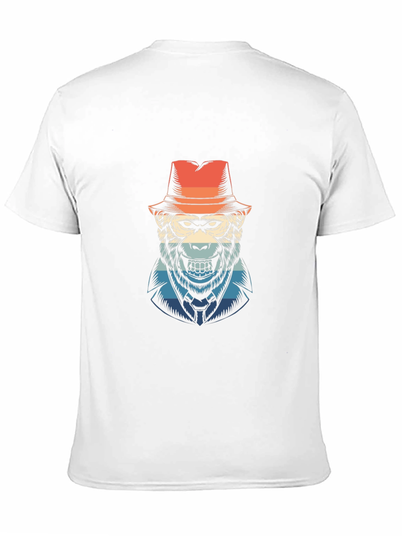 Retro Gorilla Graphic Tee - Classic Black T-Shirt