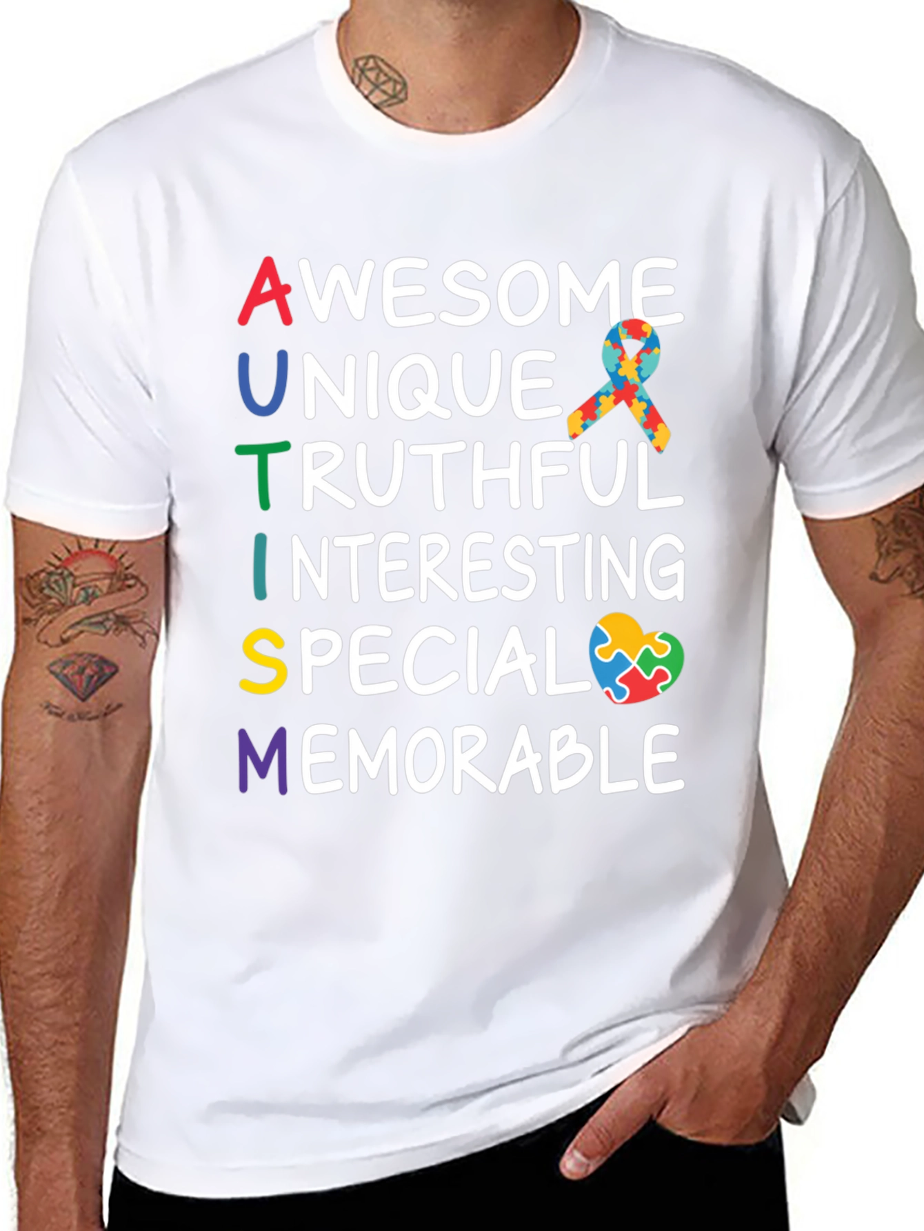 Autism Awareness T-Shirt - Awesome Unique Special