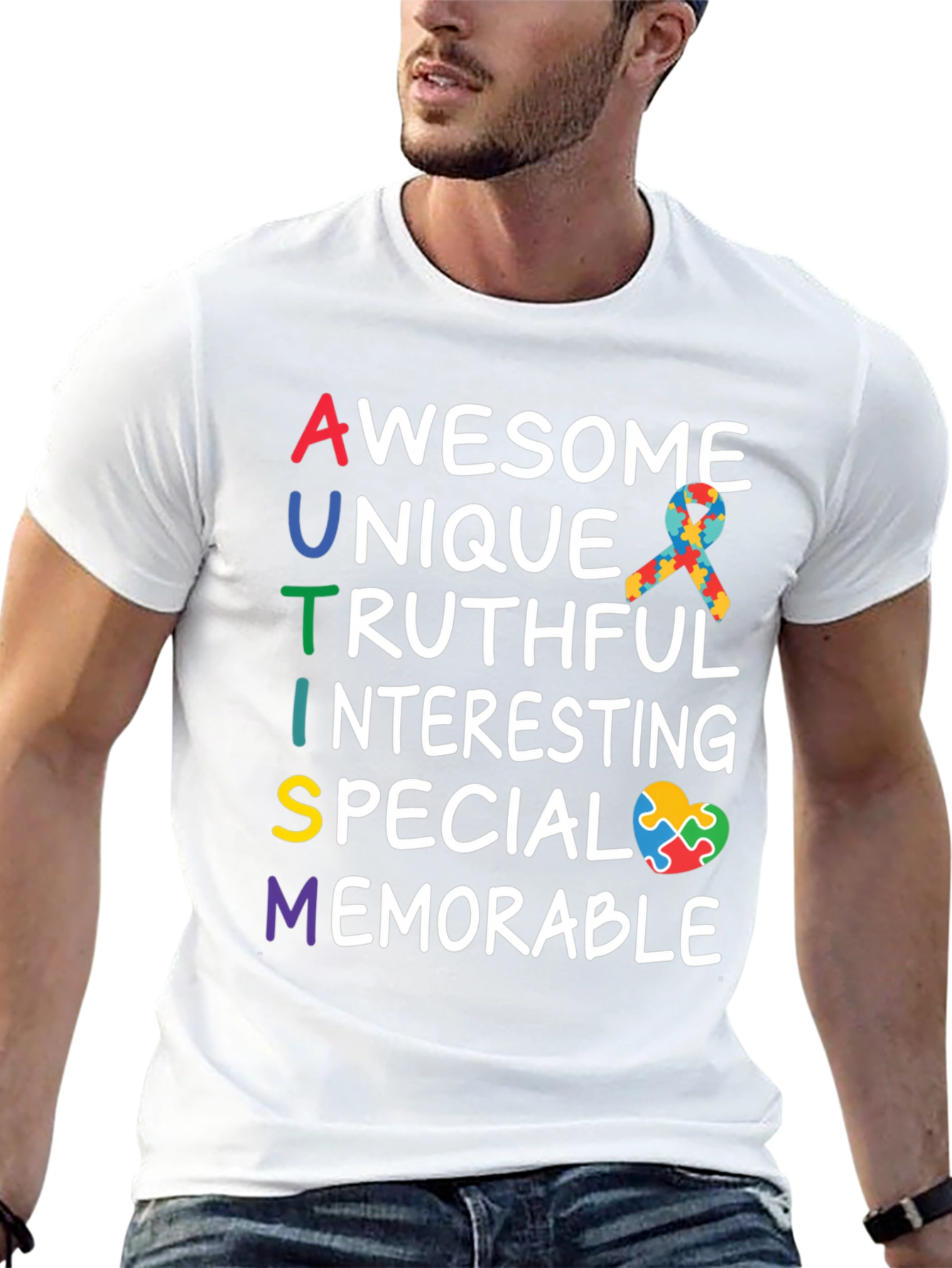 Autism Awareness T-Shirt - Awesome Unique Special