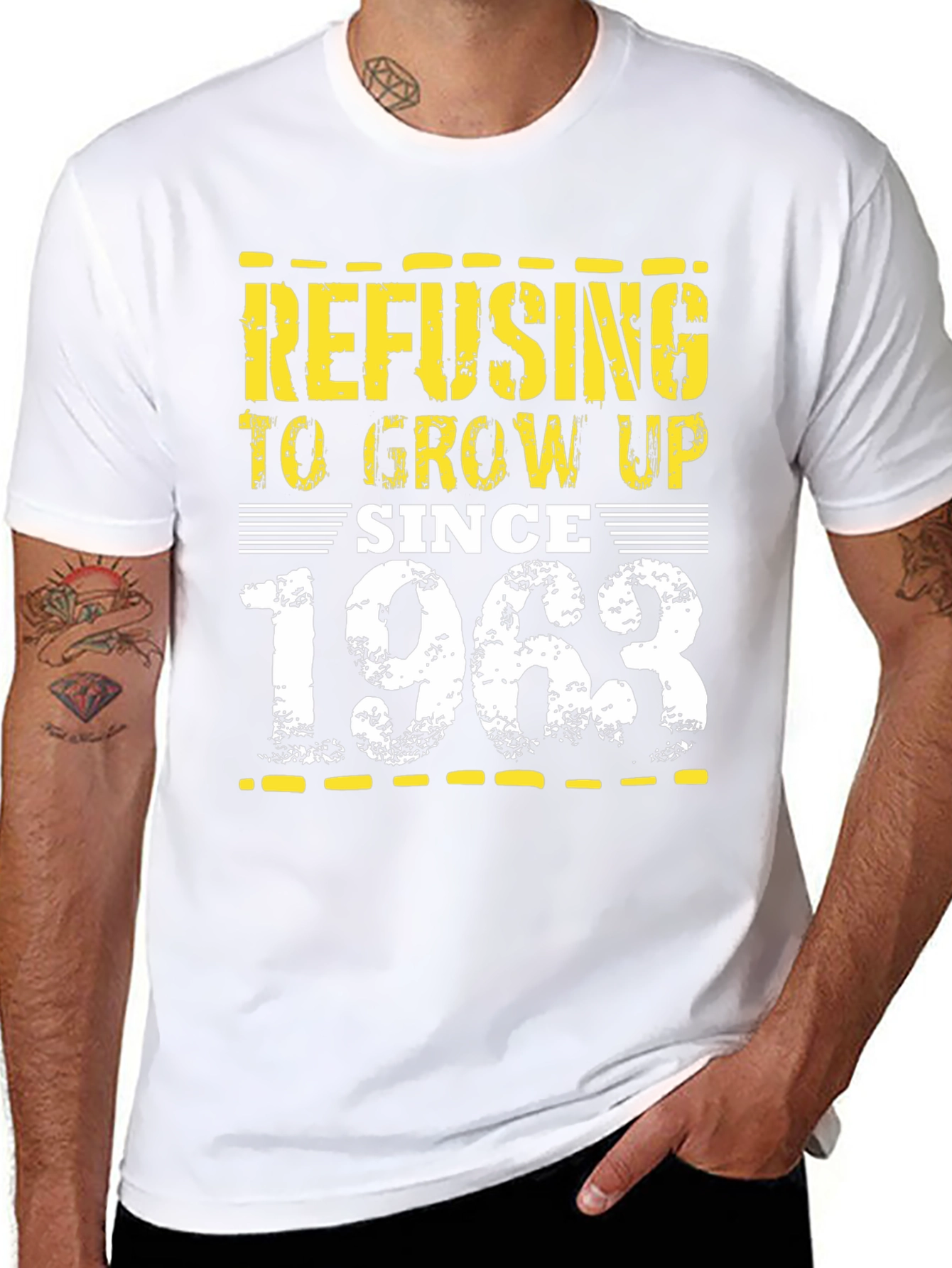 Refusing to Grow Up Since 1963 T-Shirt