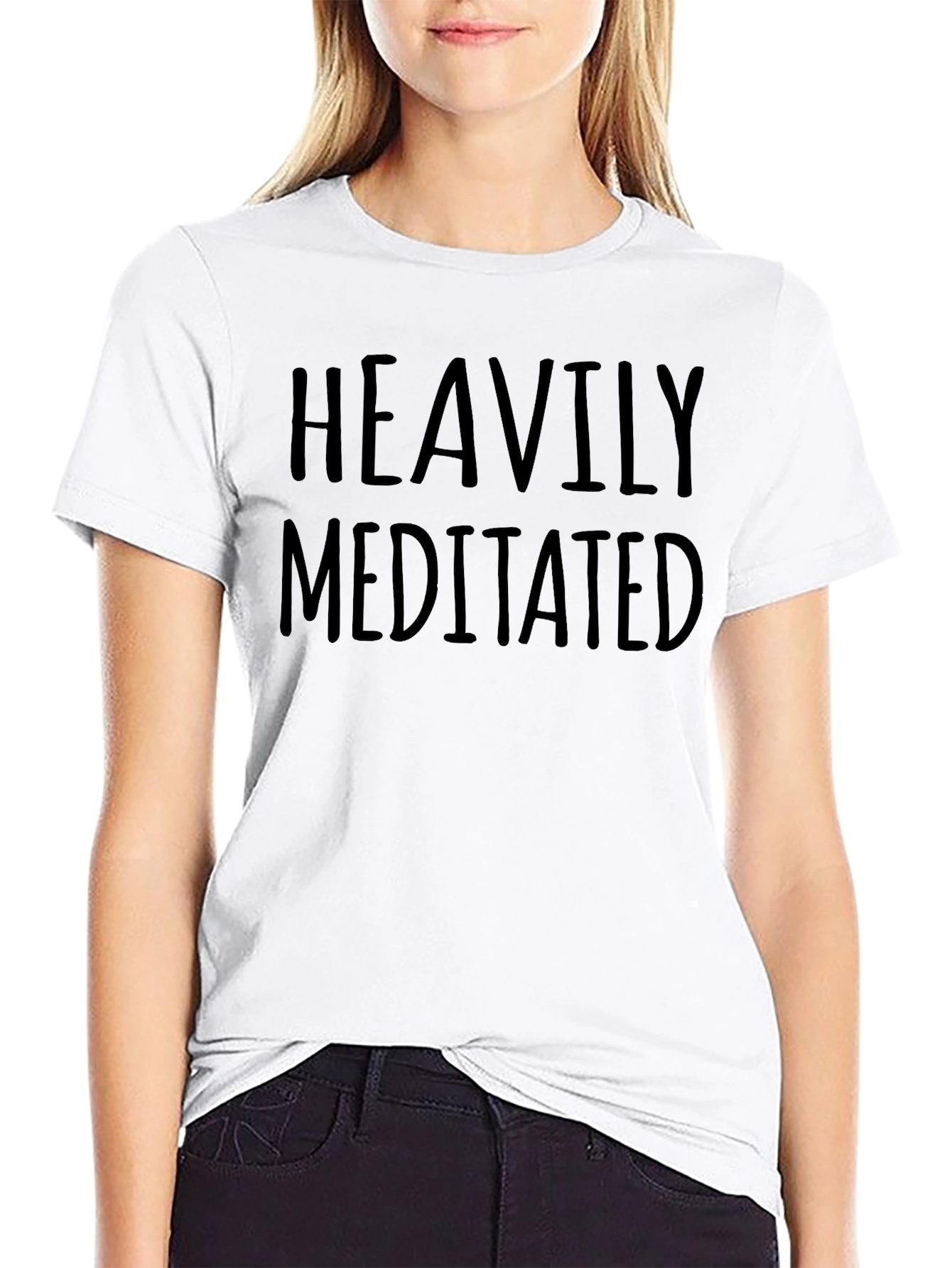 Heavily Meditated T-Shirt - Mens Graphic Tee