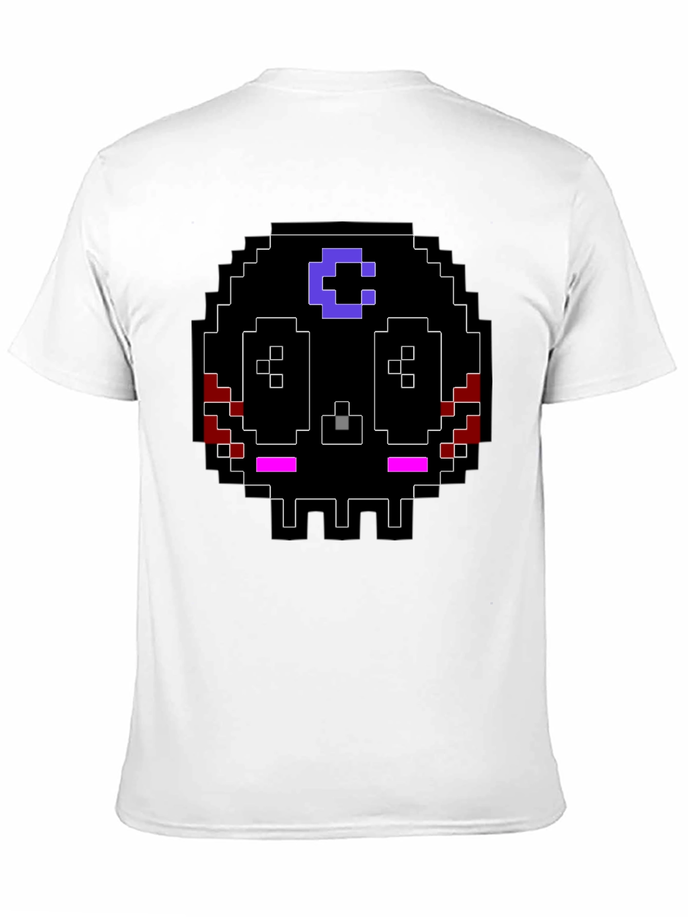 Pixel Skull Graphic T-Shirt